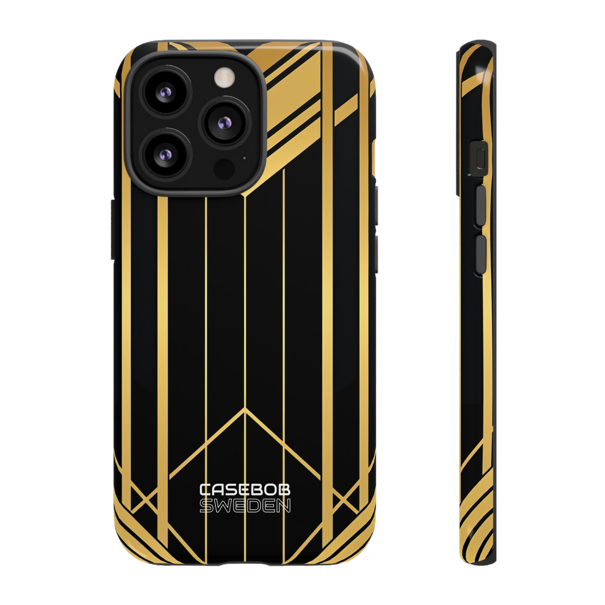 Golden Geometric Symphony iPhone 13 - Tough