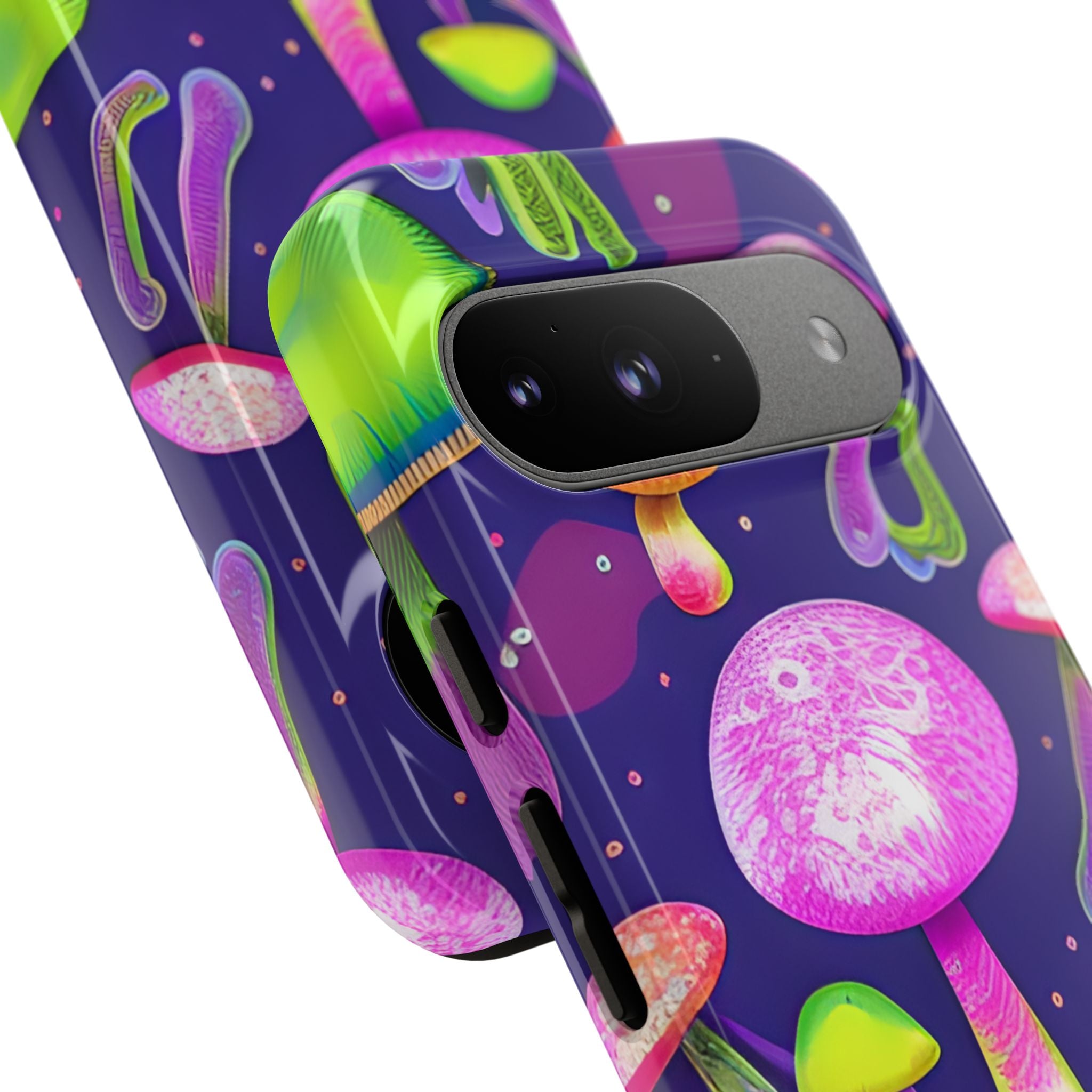 Neon Mushroom Dreams - Google Pixel Case