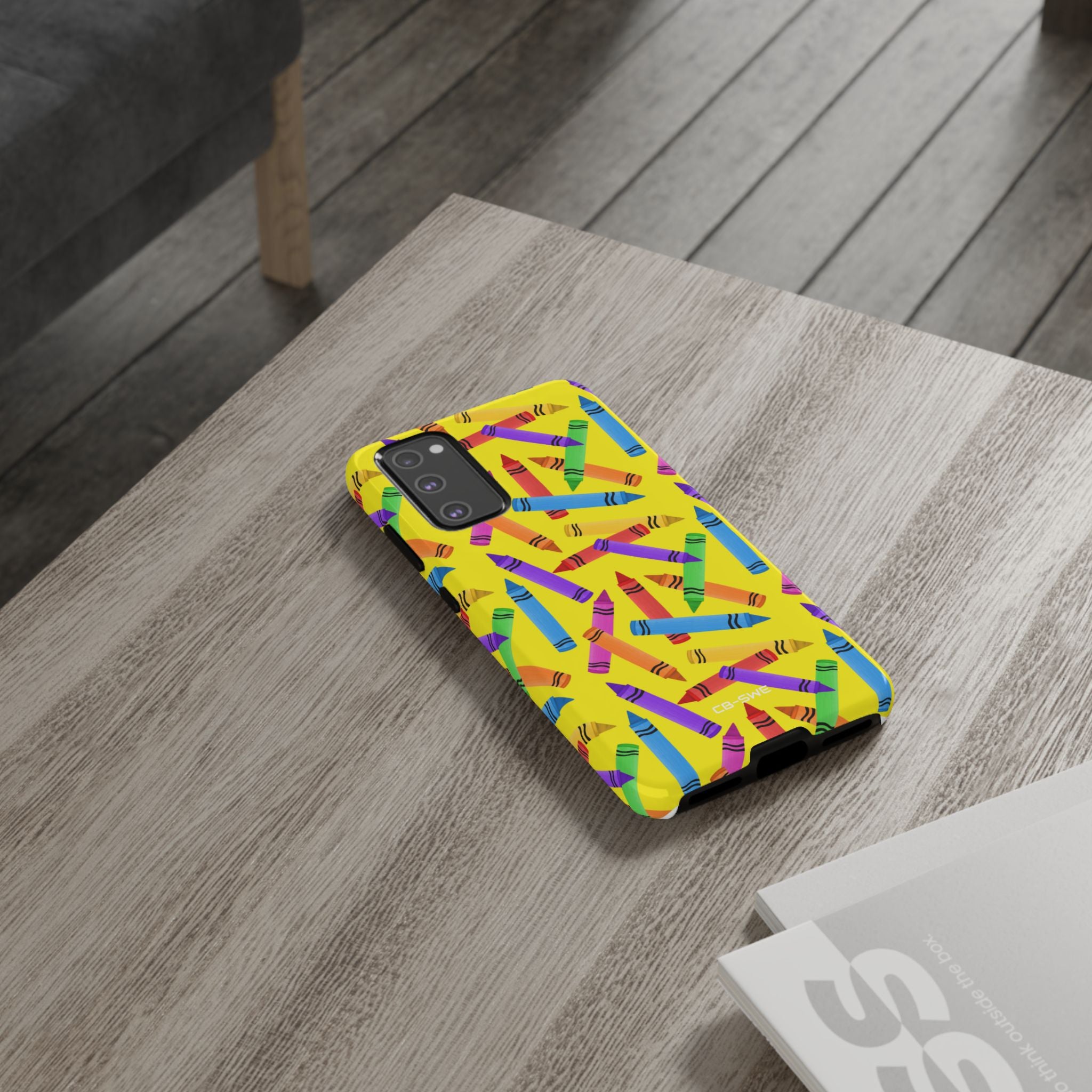 Crayons Scatter Playfully - Samsung Case