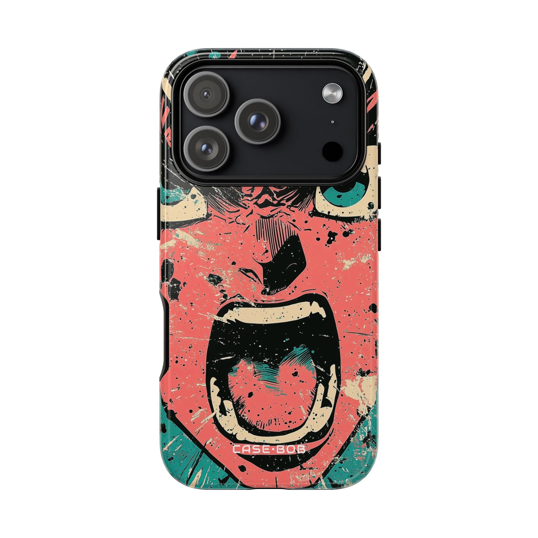 Screaming Face Pink iPhone 17 Pro Case - Tough