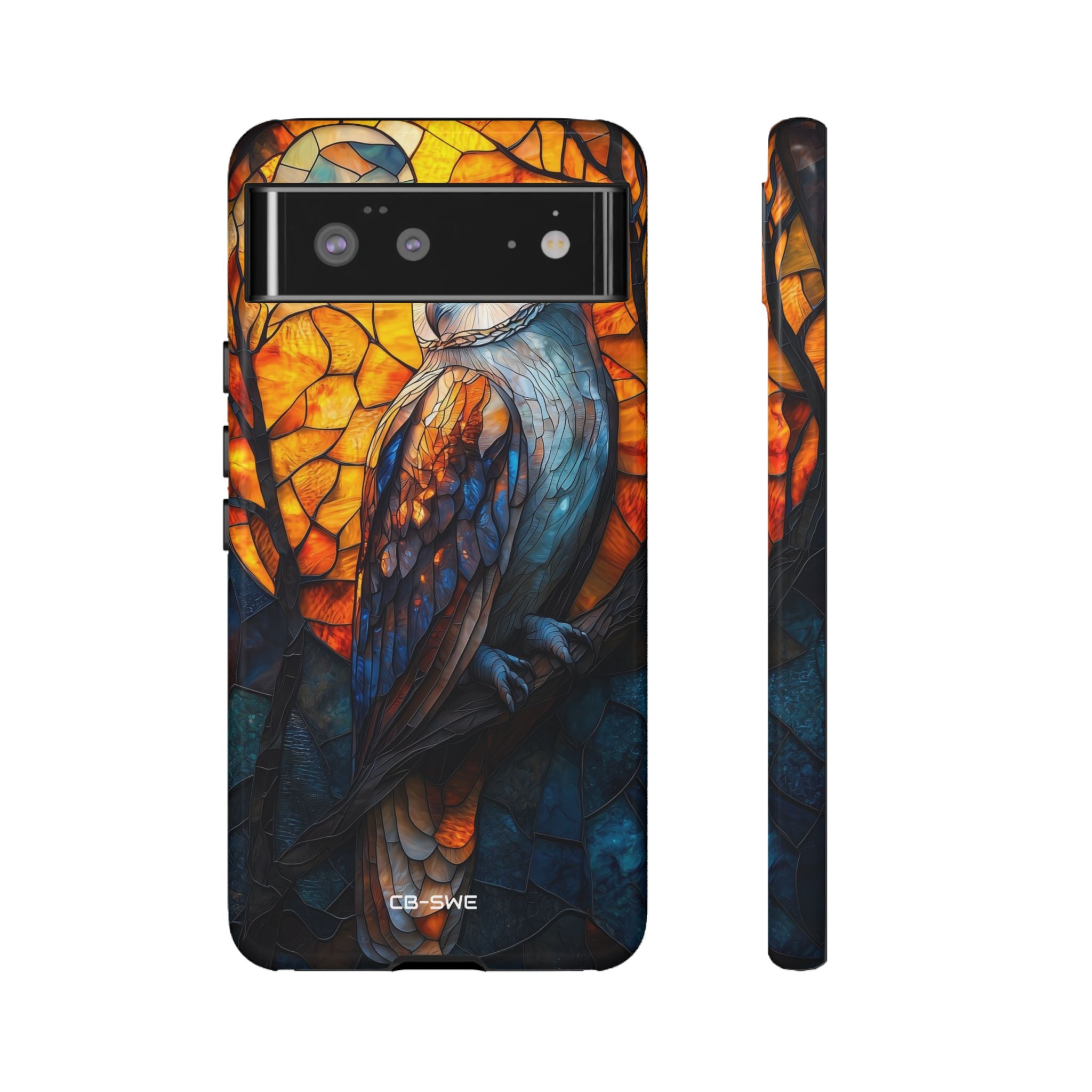 Owl Gazes Moonlight - Google Pixel Case