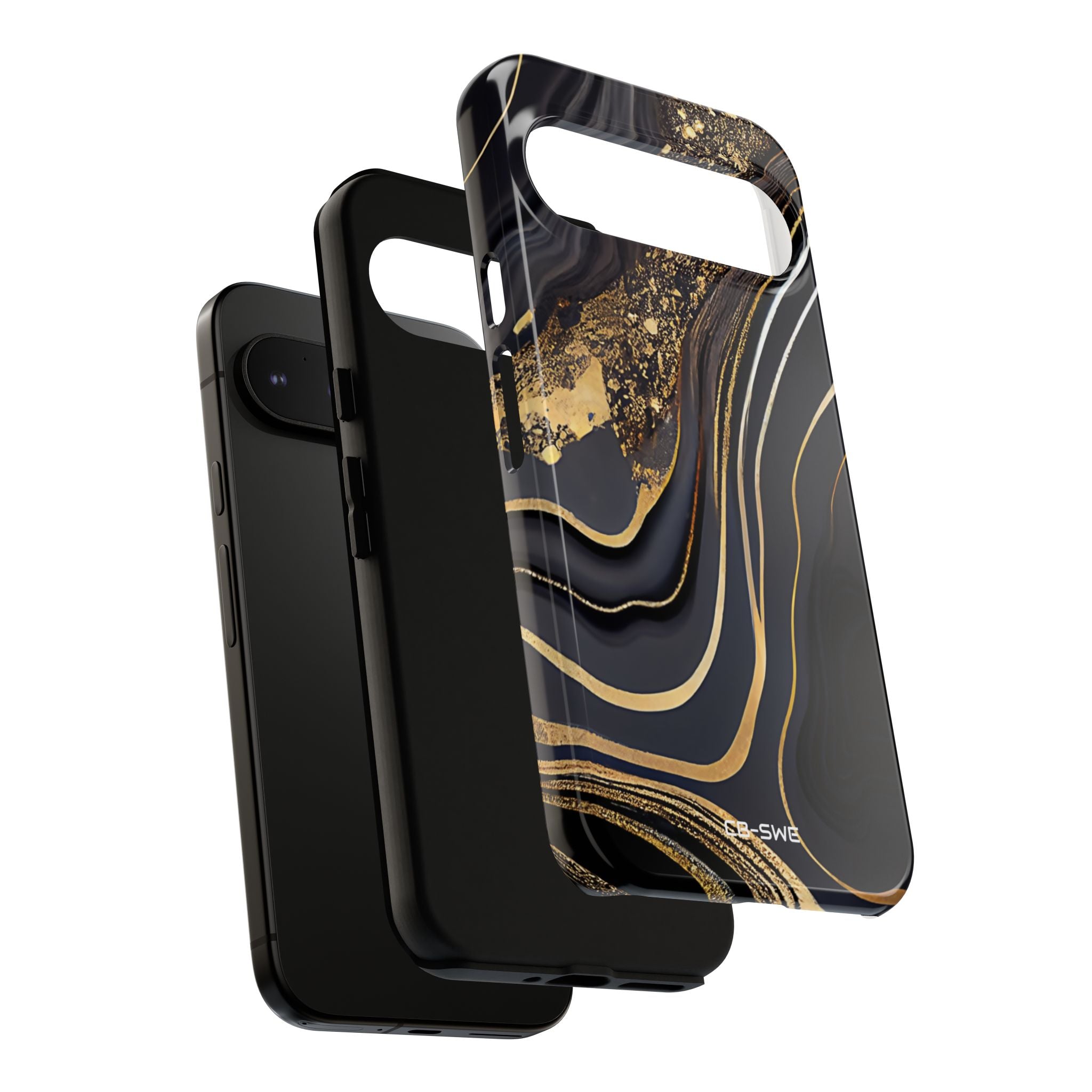Elegant Gold Streams - Google Pixel Case