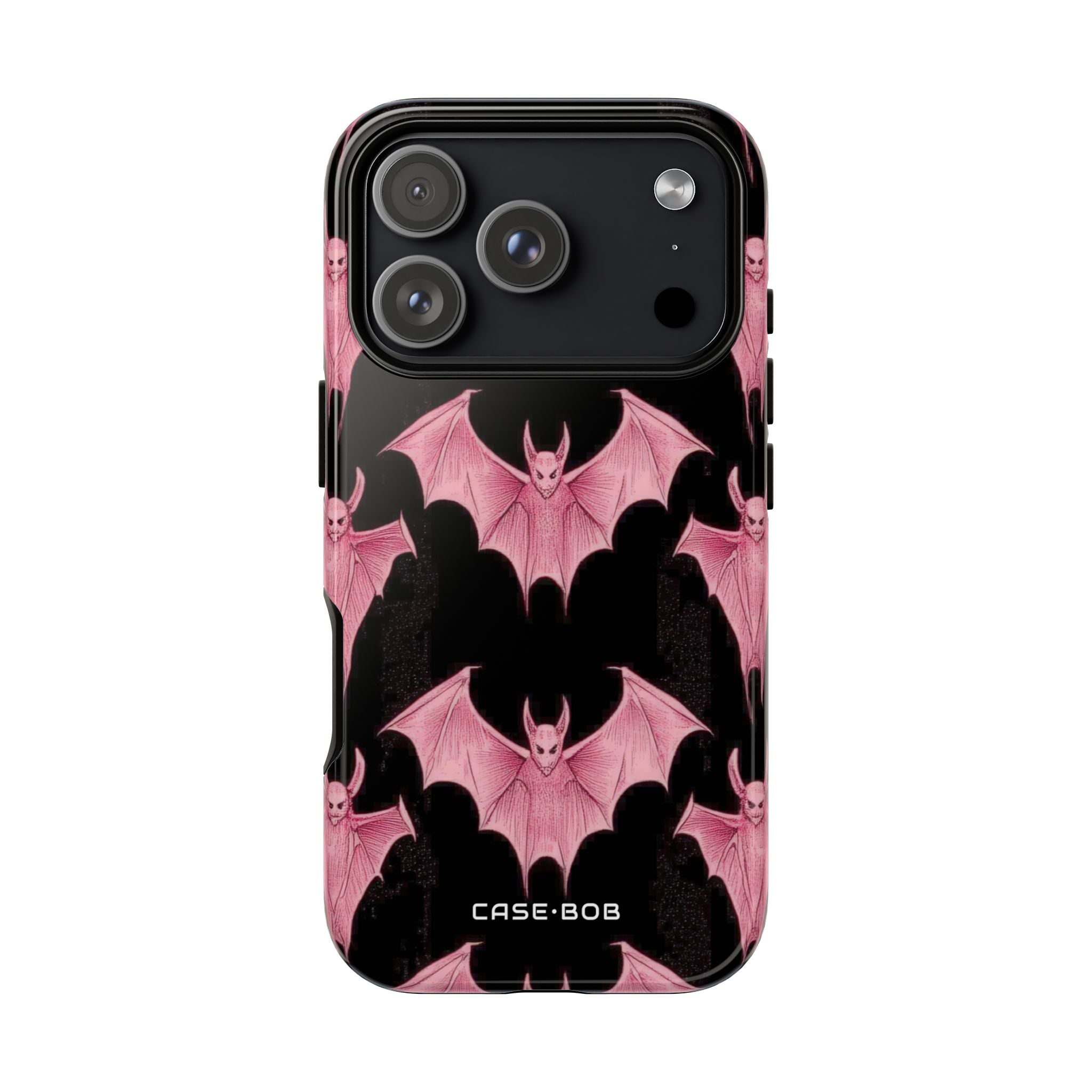 Pink Batwave iPhone 17 Pro Case - Tough