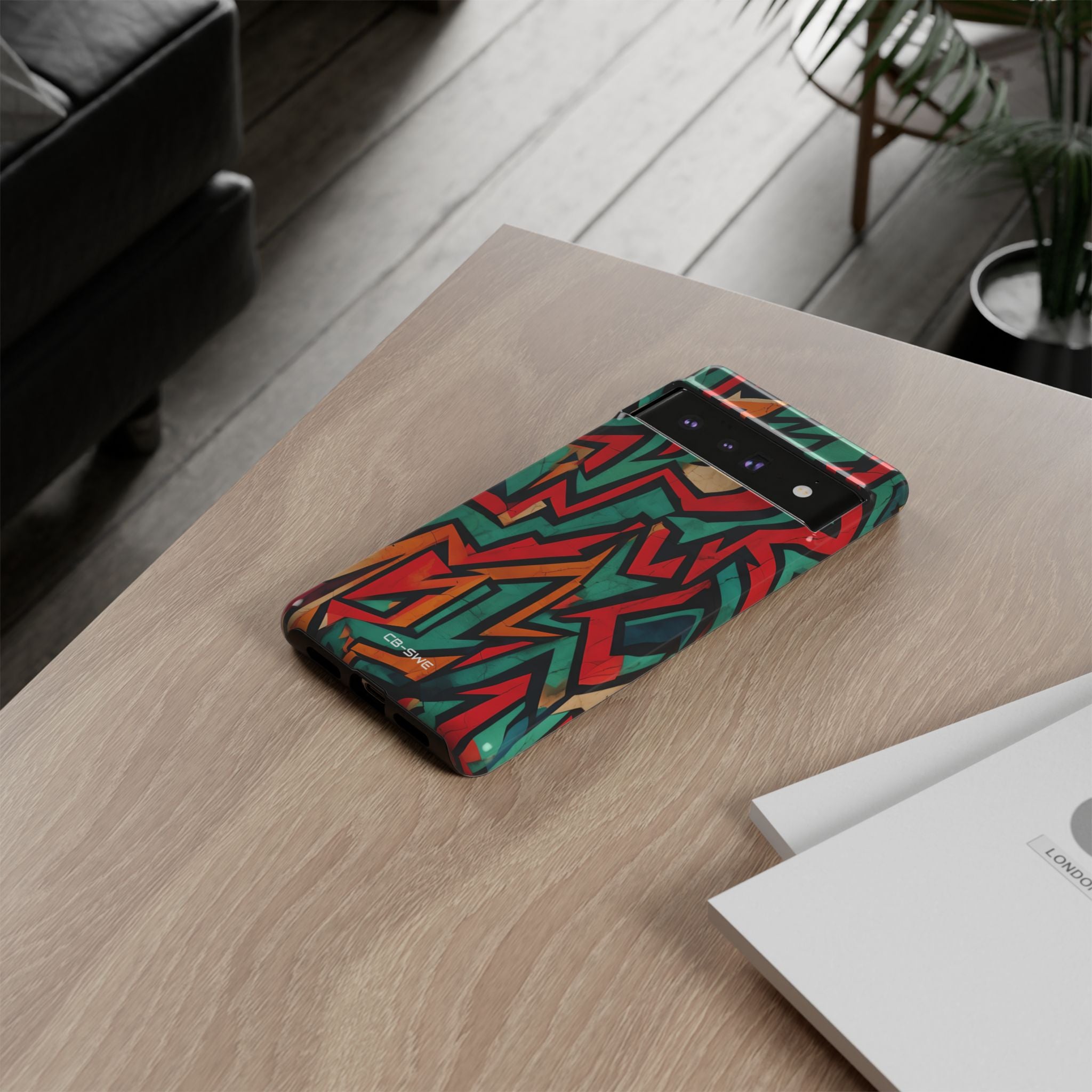 Vivid Geometry Dance - Google Pixel Case