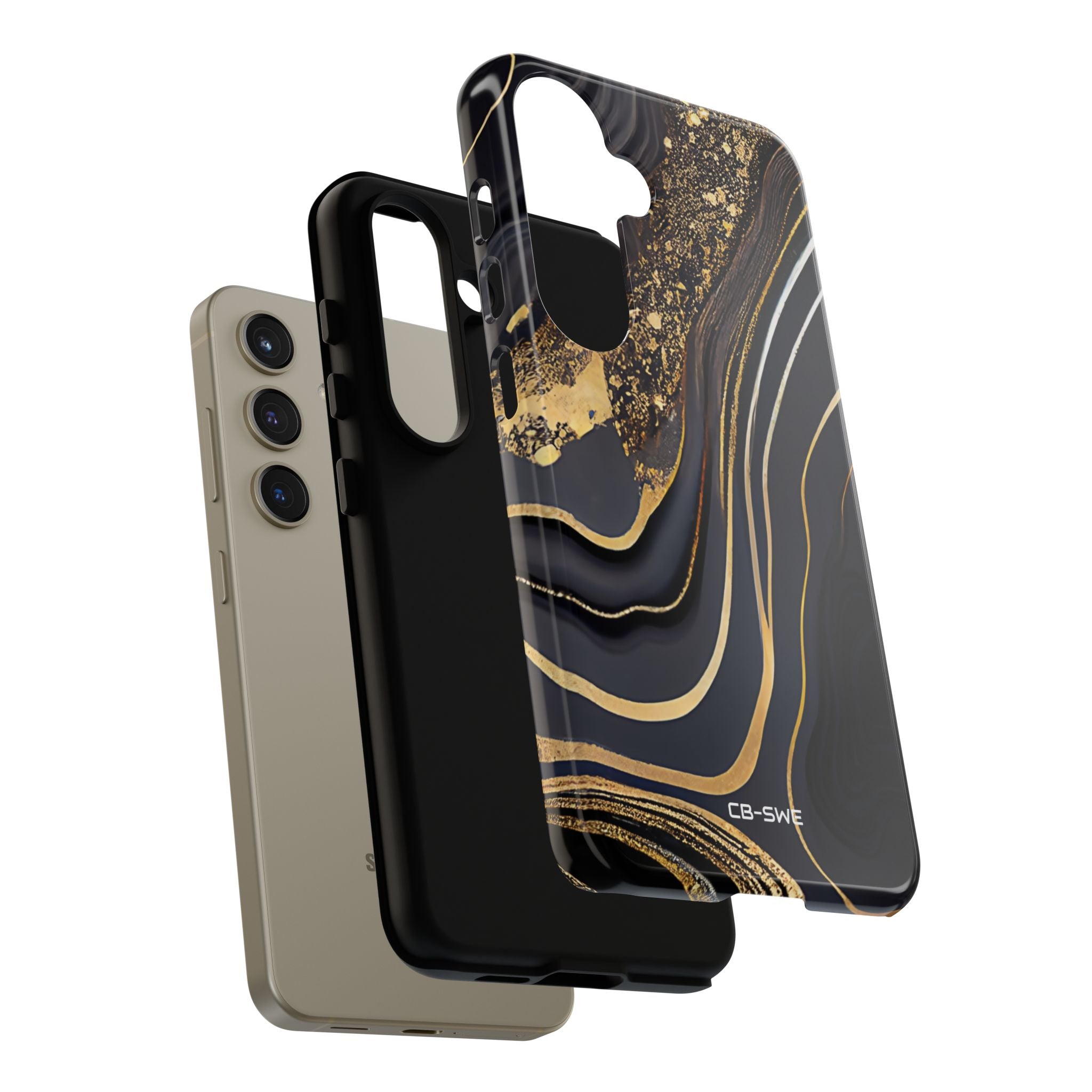 Elegant Gold Streams - Samsung Case