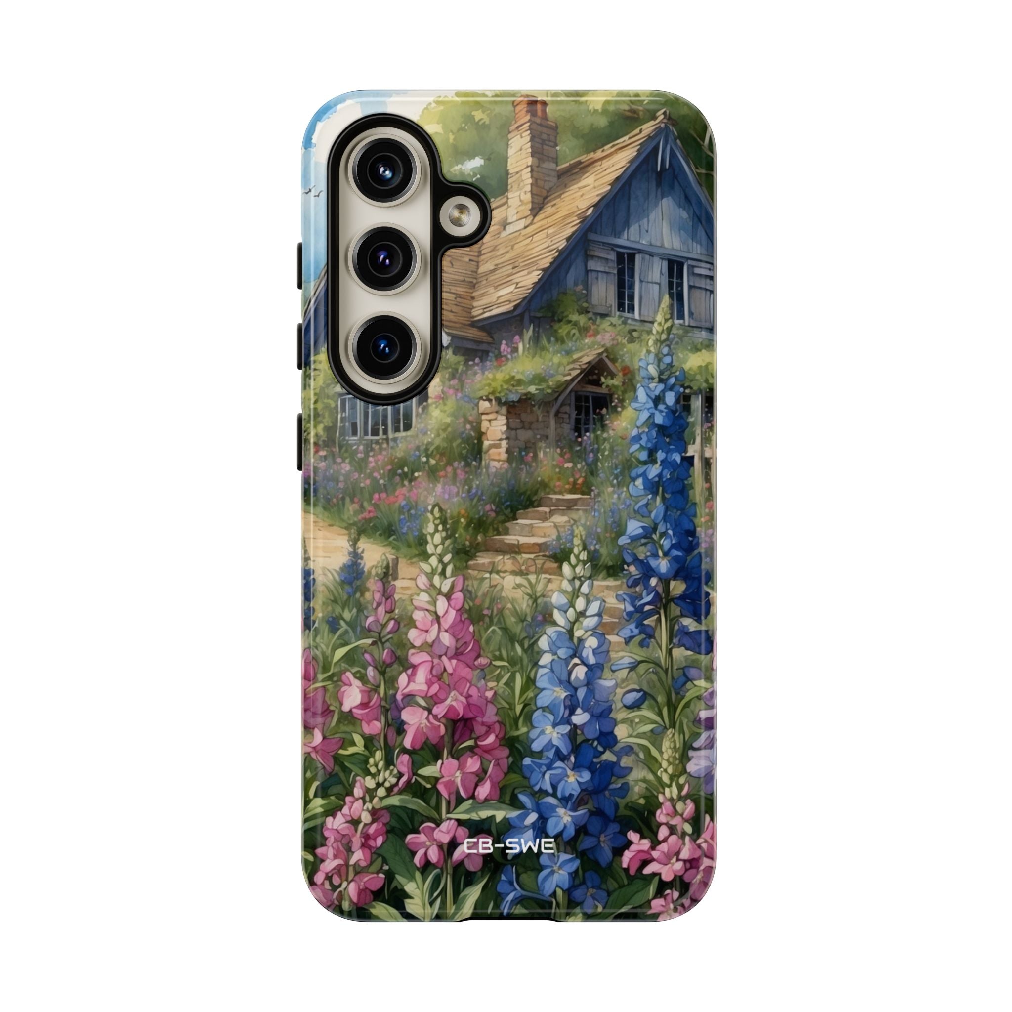Cottage Surrounded Blossoms - Samsung Case