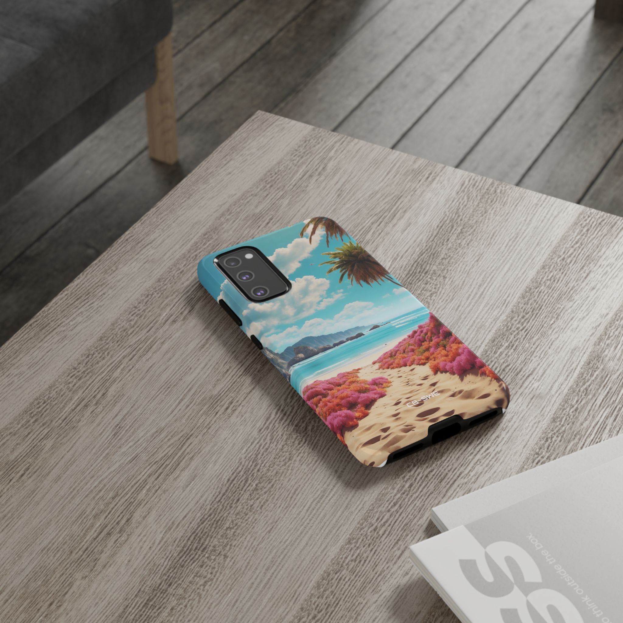 Tropical Flowers Frame - Samsung Case
