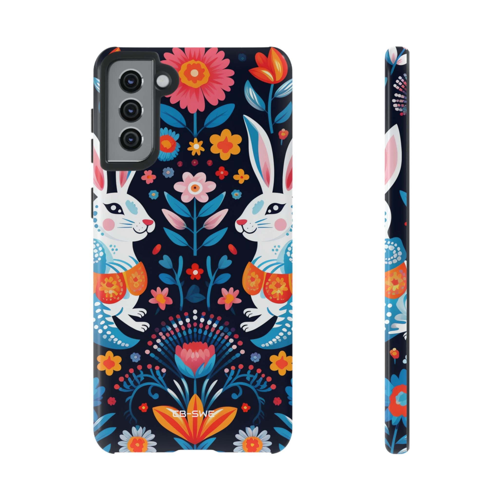 Bunnies Hop Flowers - Samsung Case