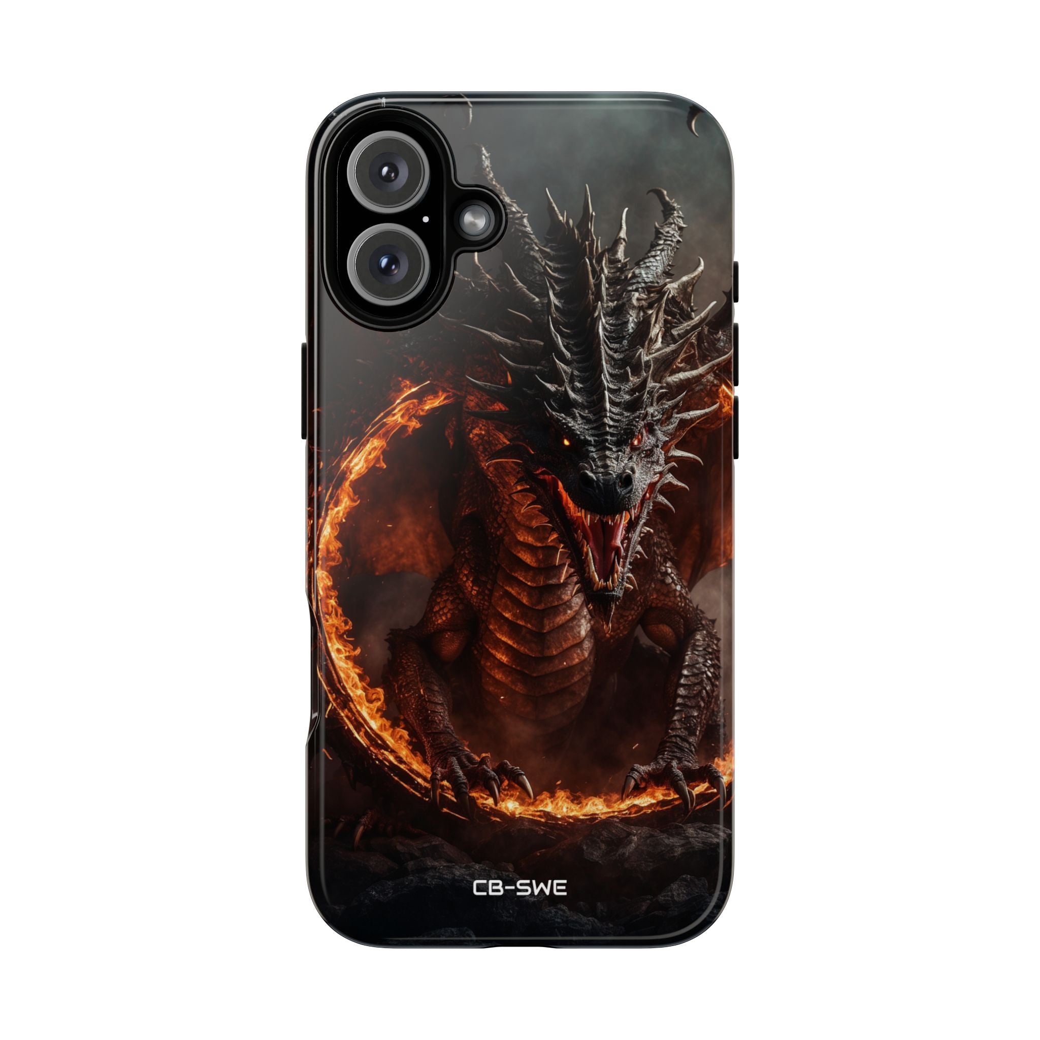 Fiery Dragon Roars - iPhone Case