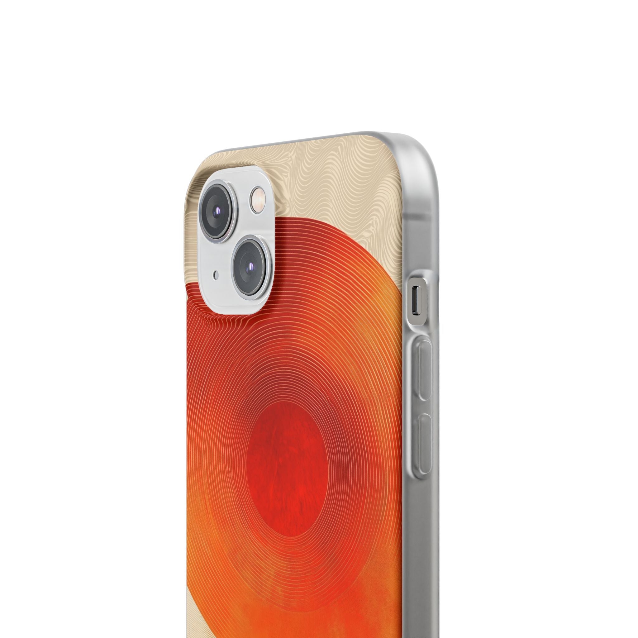 Sunburst Swirl iPhone 14 Case - Soft
