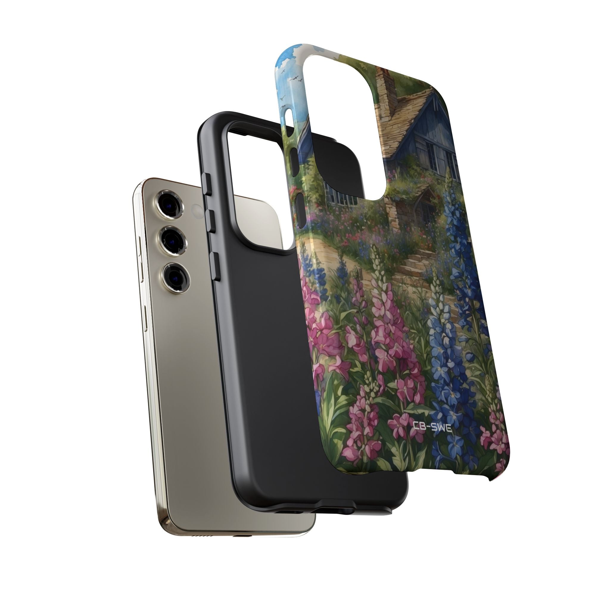 Cottage Surrounded Blossoms - Samsung Case