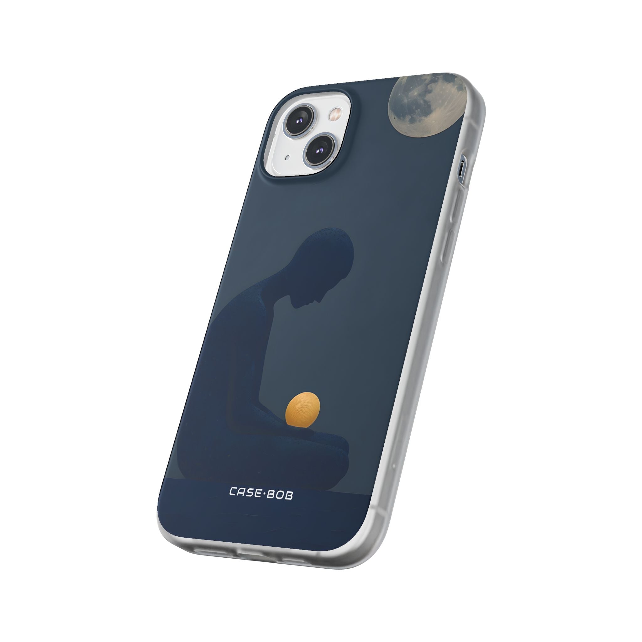 Moonlit Contemplation iPhone 14 Plus Case - Soft
