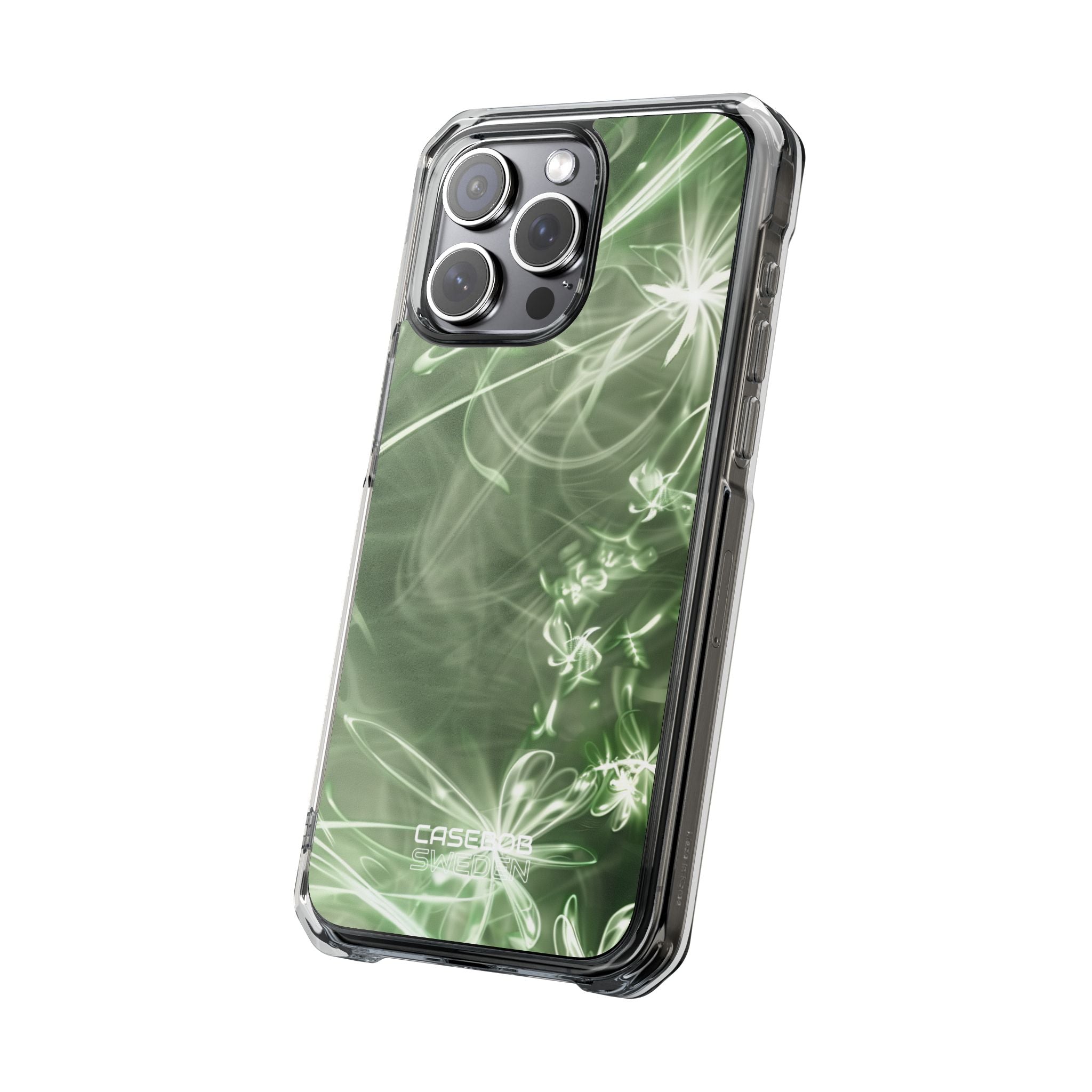 Green Spirit Flow iPhone 15 - Impact Clear+