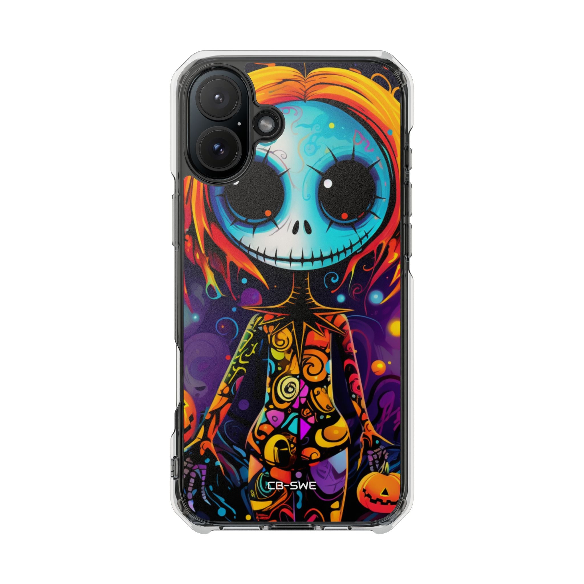 Skeletal Figure Laughs iPhone Case - Impact