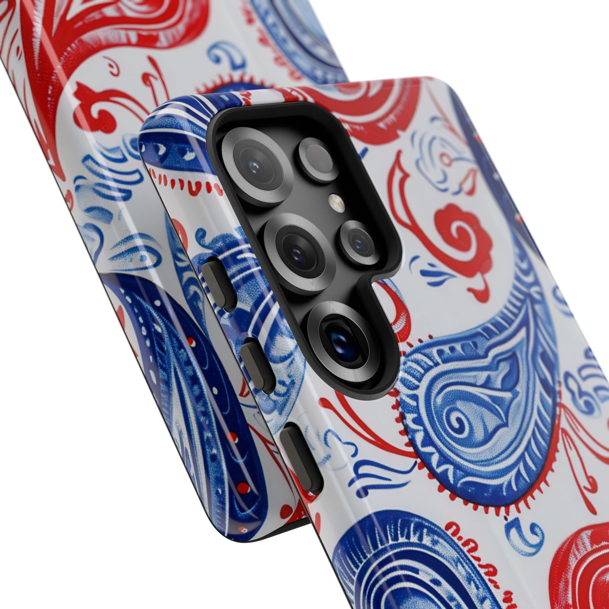 Levendige Paisley Swirls Samsung S25 - Tough