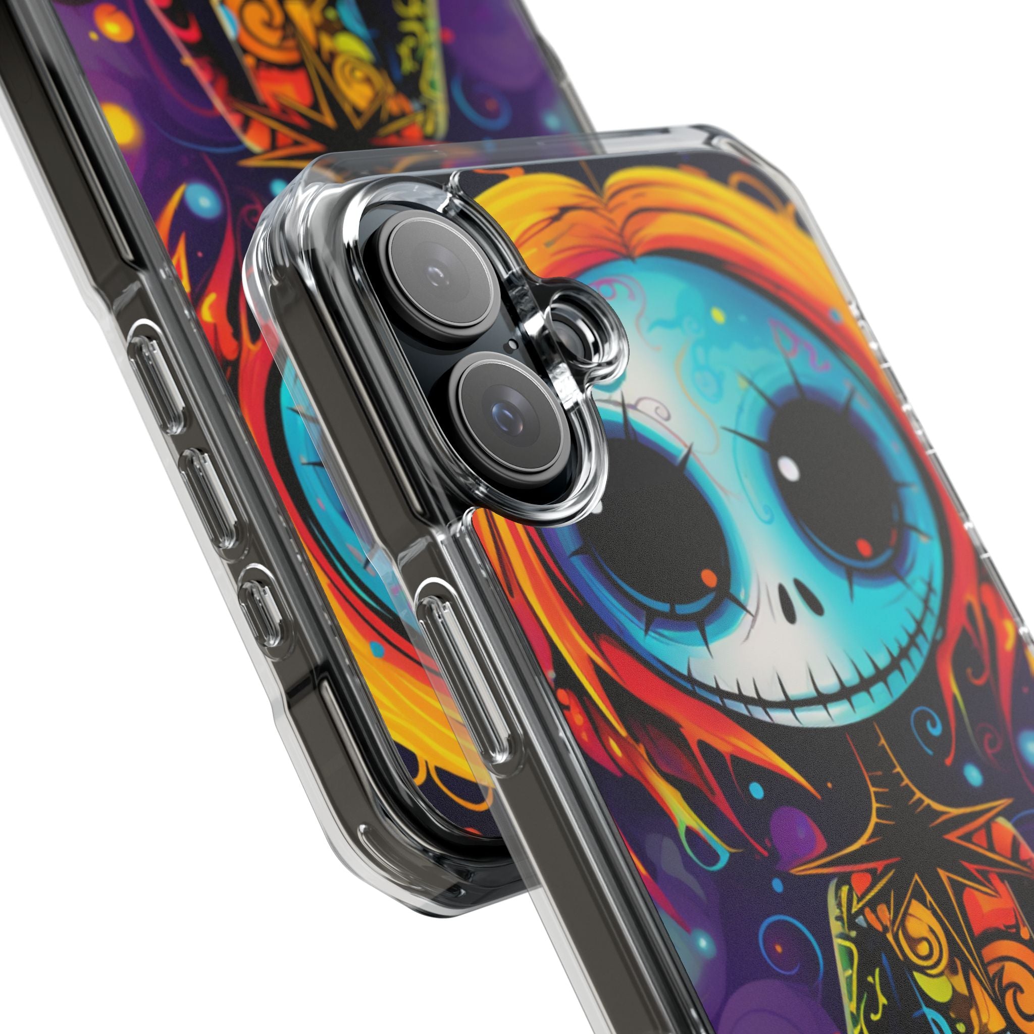 Skeletal Figure Laughs iPhone Case - Impact