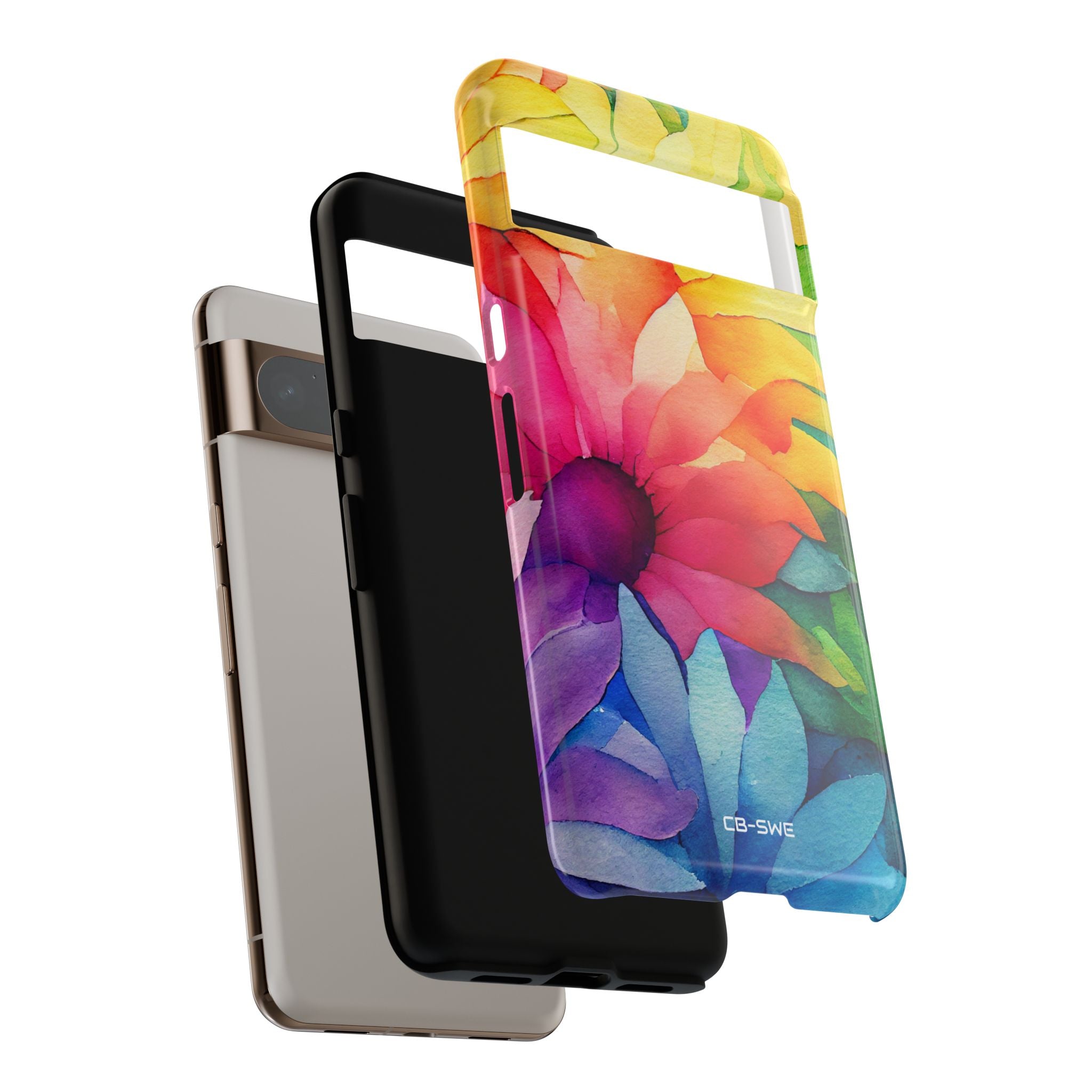 Vibrant Floral Symphony - Google Pixel Case