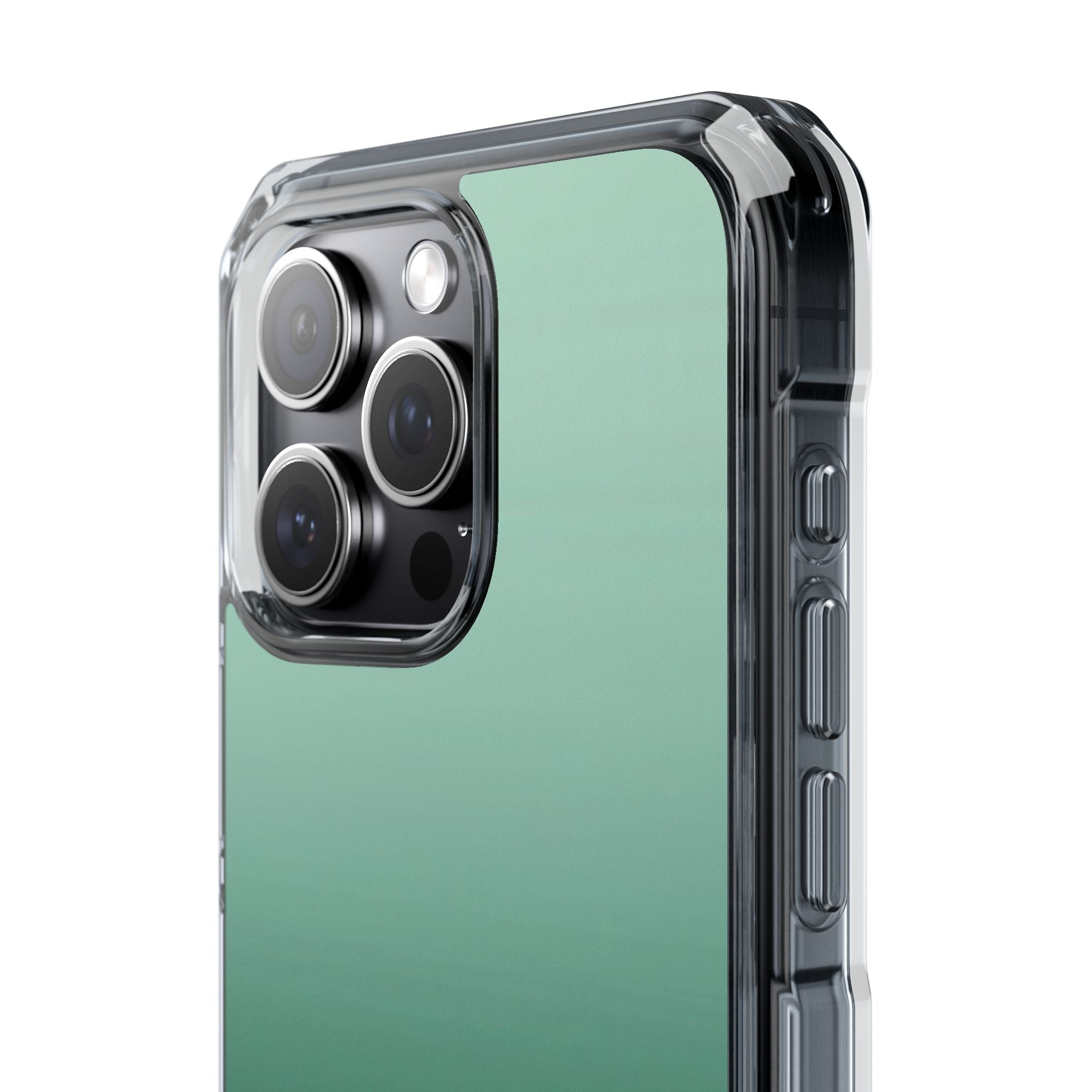 Teal Horizon Layers iPhone 15 - Impact Clear+