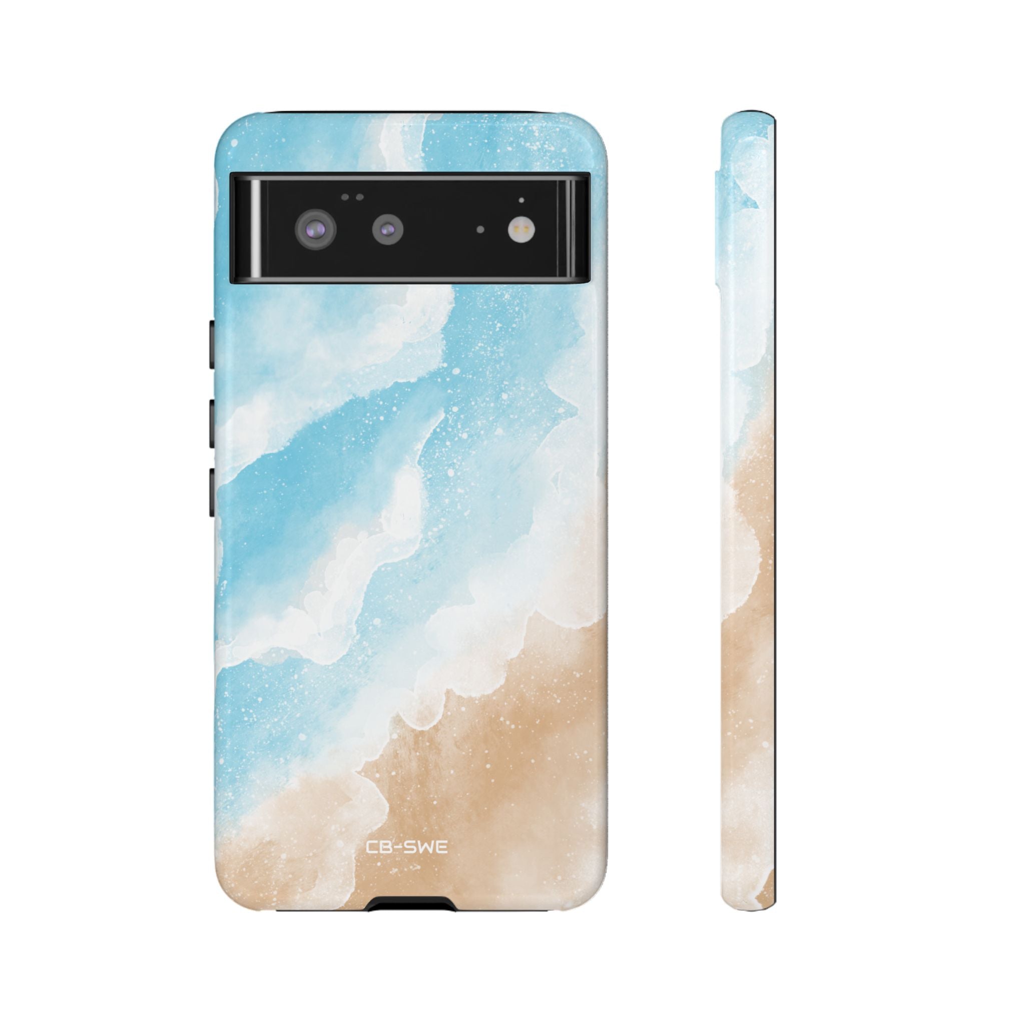 Serene Coastal Whispers - Google Pixel Case