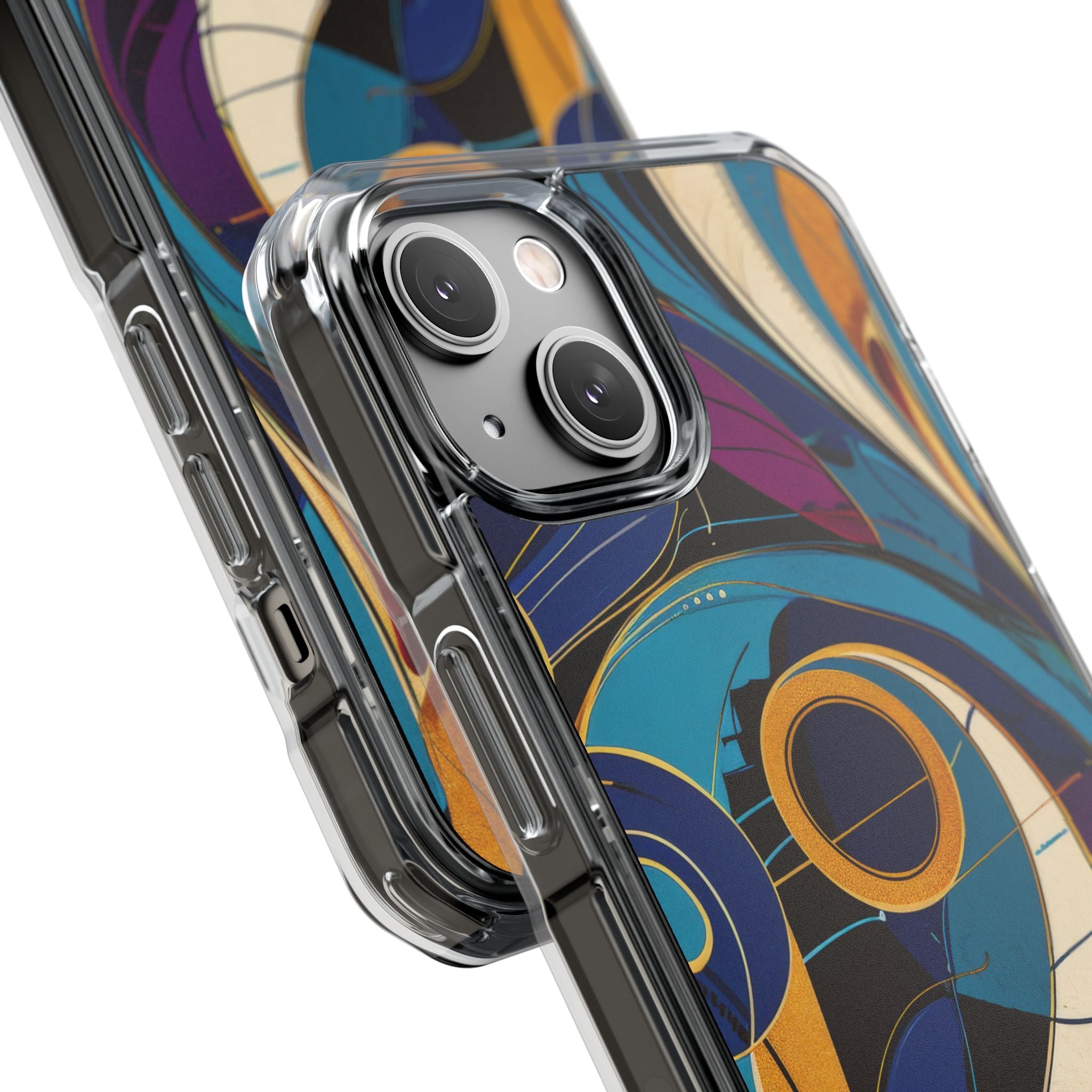 Swirling Copper Dreams iPhone 14 - Impact Clear+