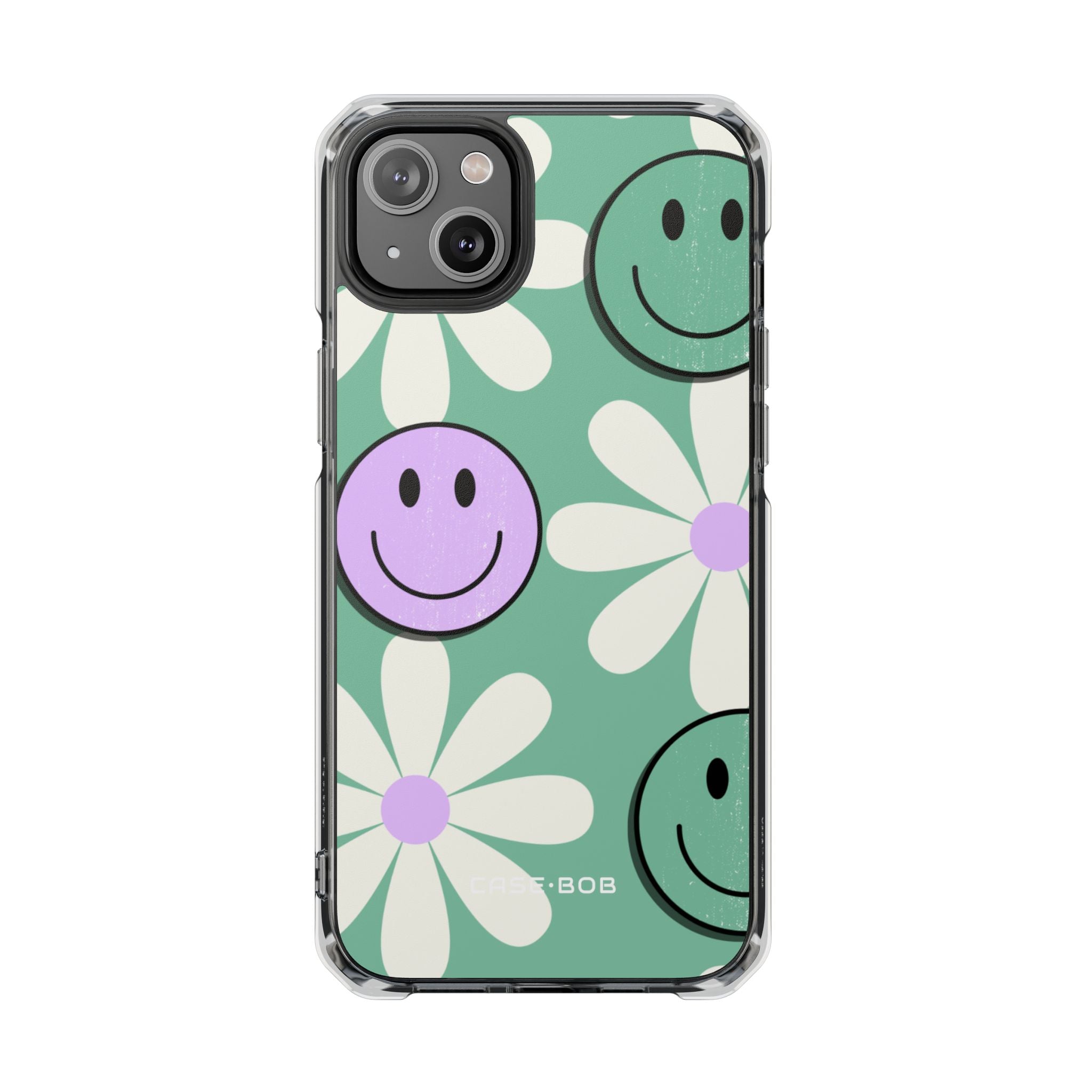Smiley Daisy Glow iPhone 14 Plus Case - Impact