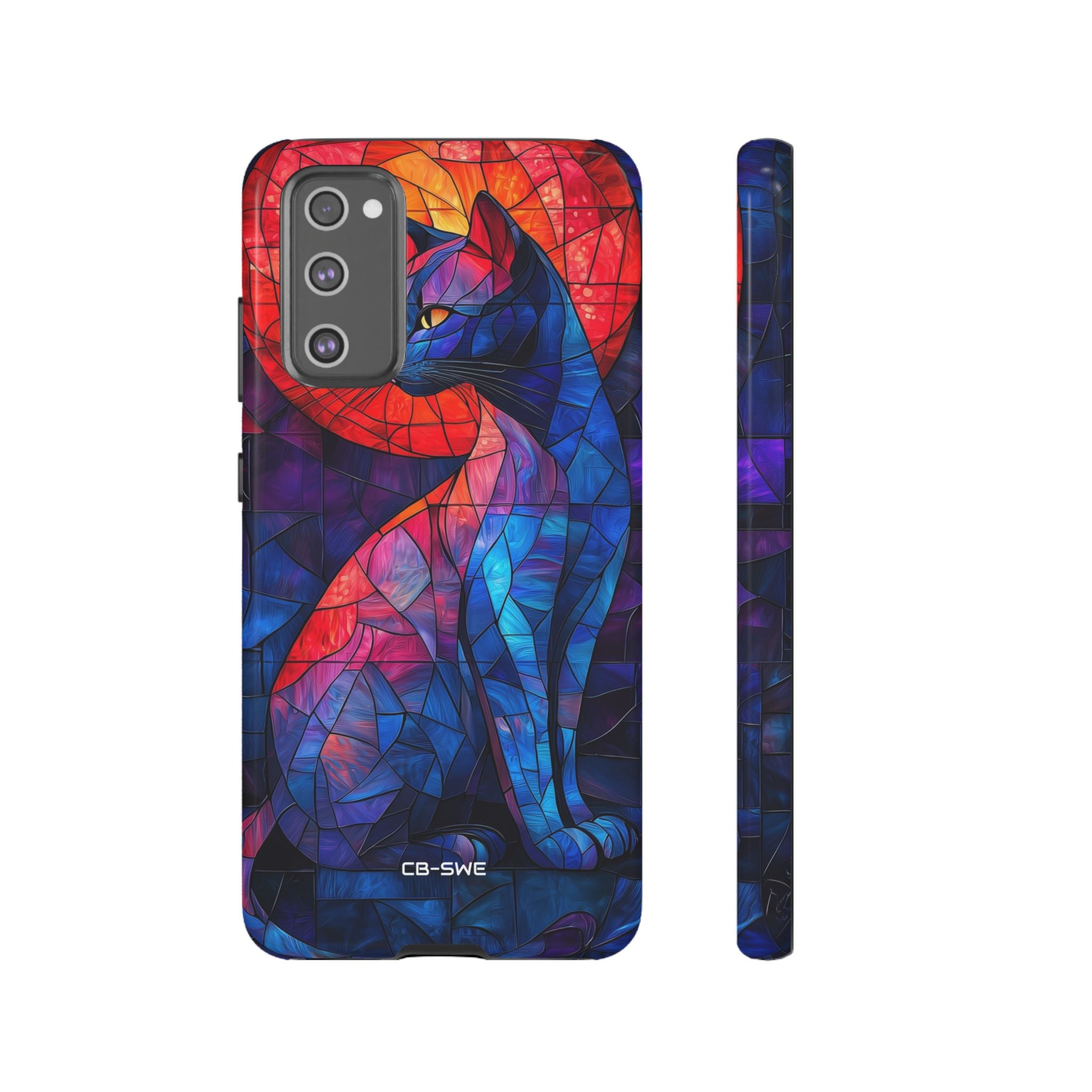 Cat Silhouettes Glow - Samsung Case