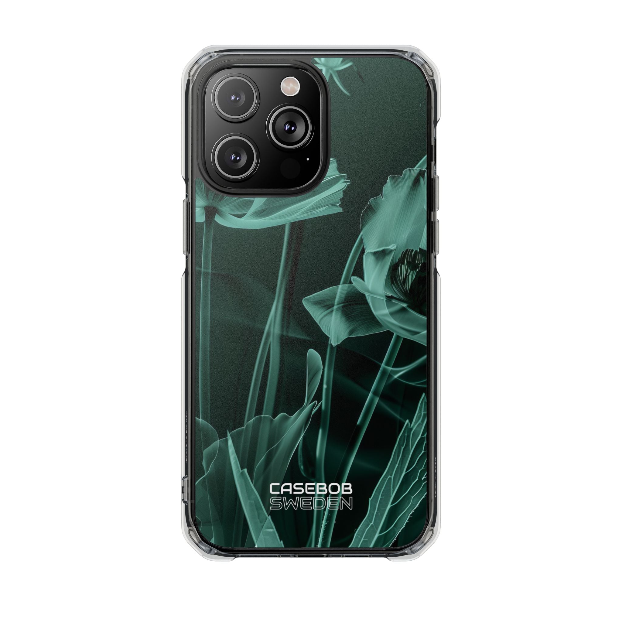 Teal Bloom Radiance iPhone 14 - Impact Clear+