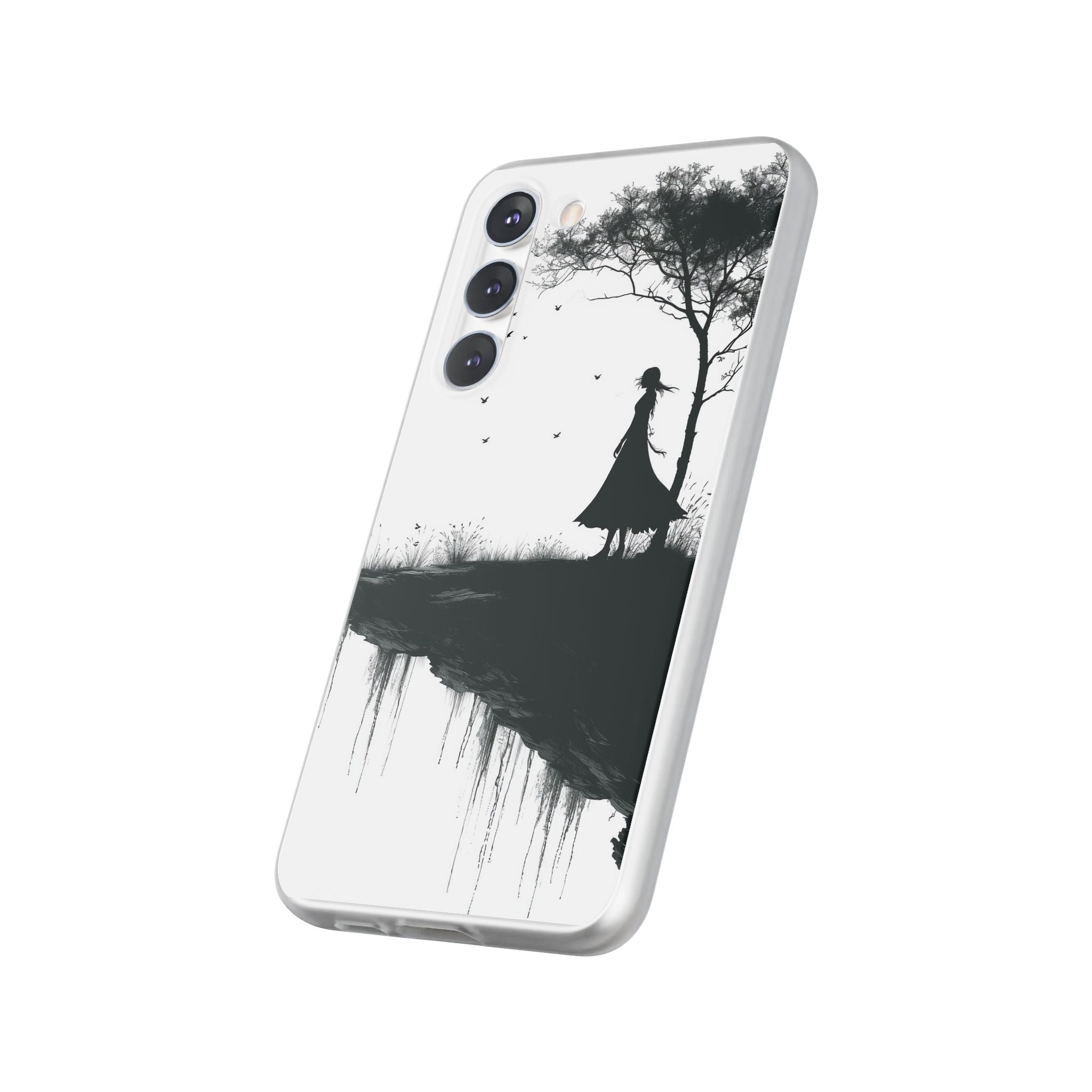 Cliffside Silhouette Samsung S23 Plus Case - Soft
