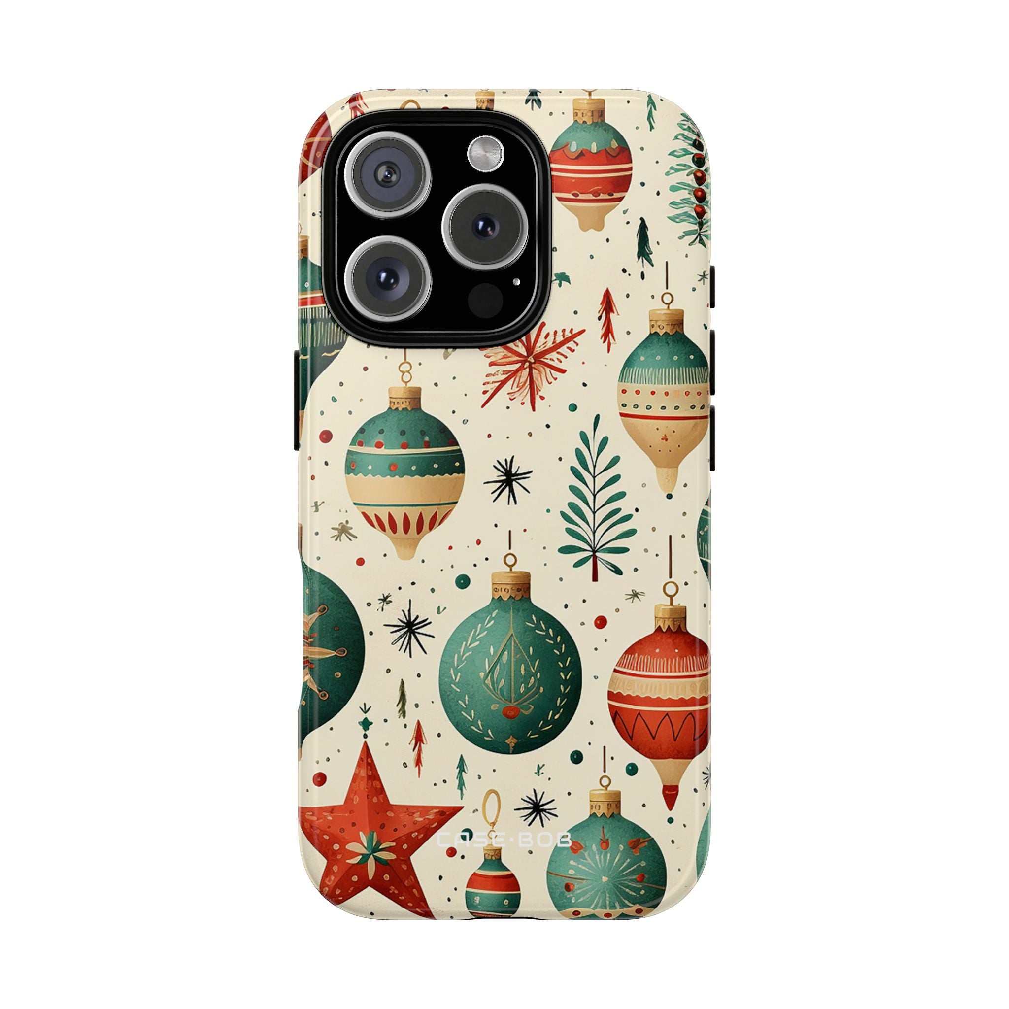 Teal Ornaments iPhone 16 Pro Case - Tough