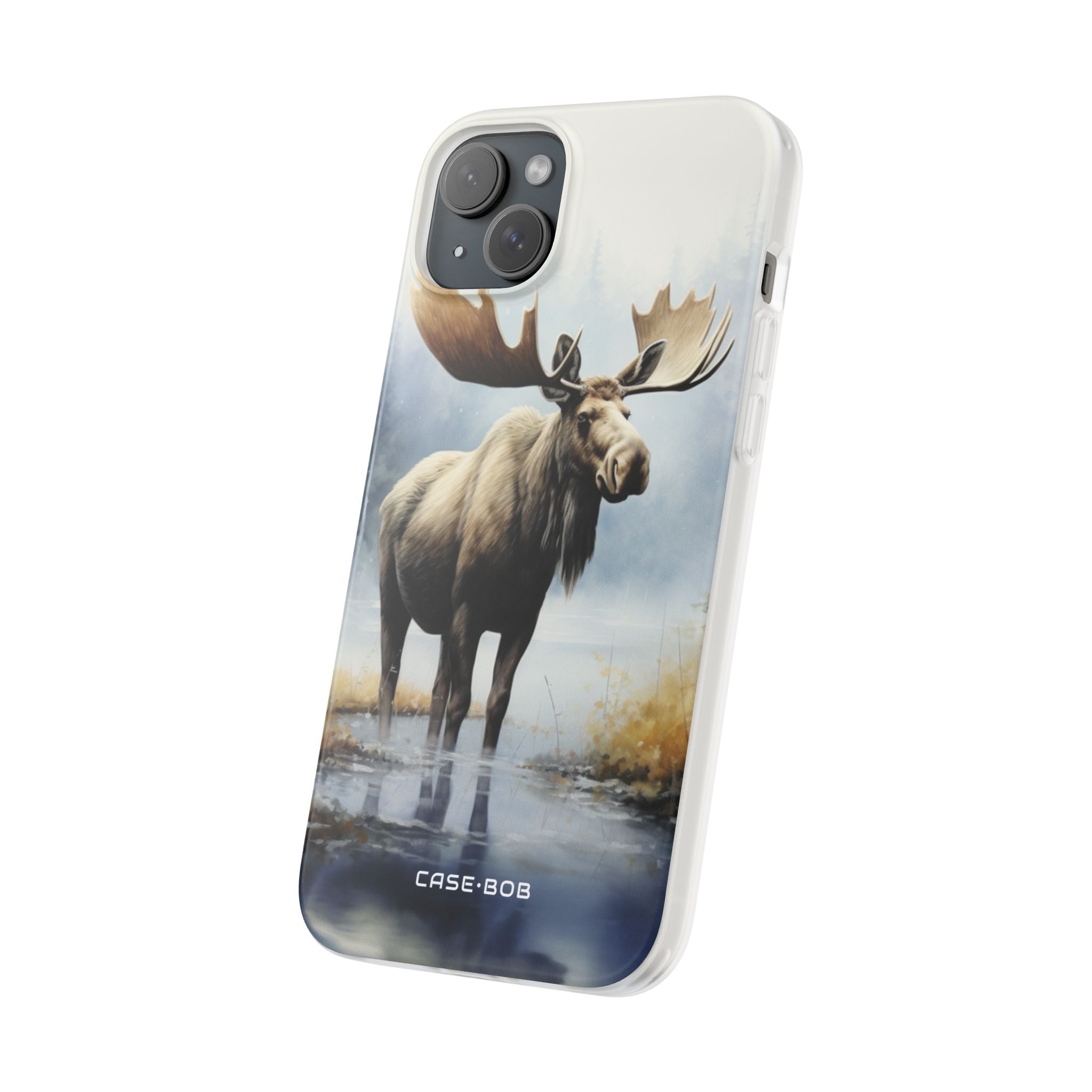 Moose Reflection iPhone 15 Plus Case - Soft