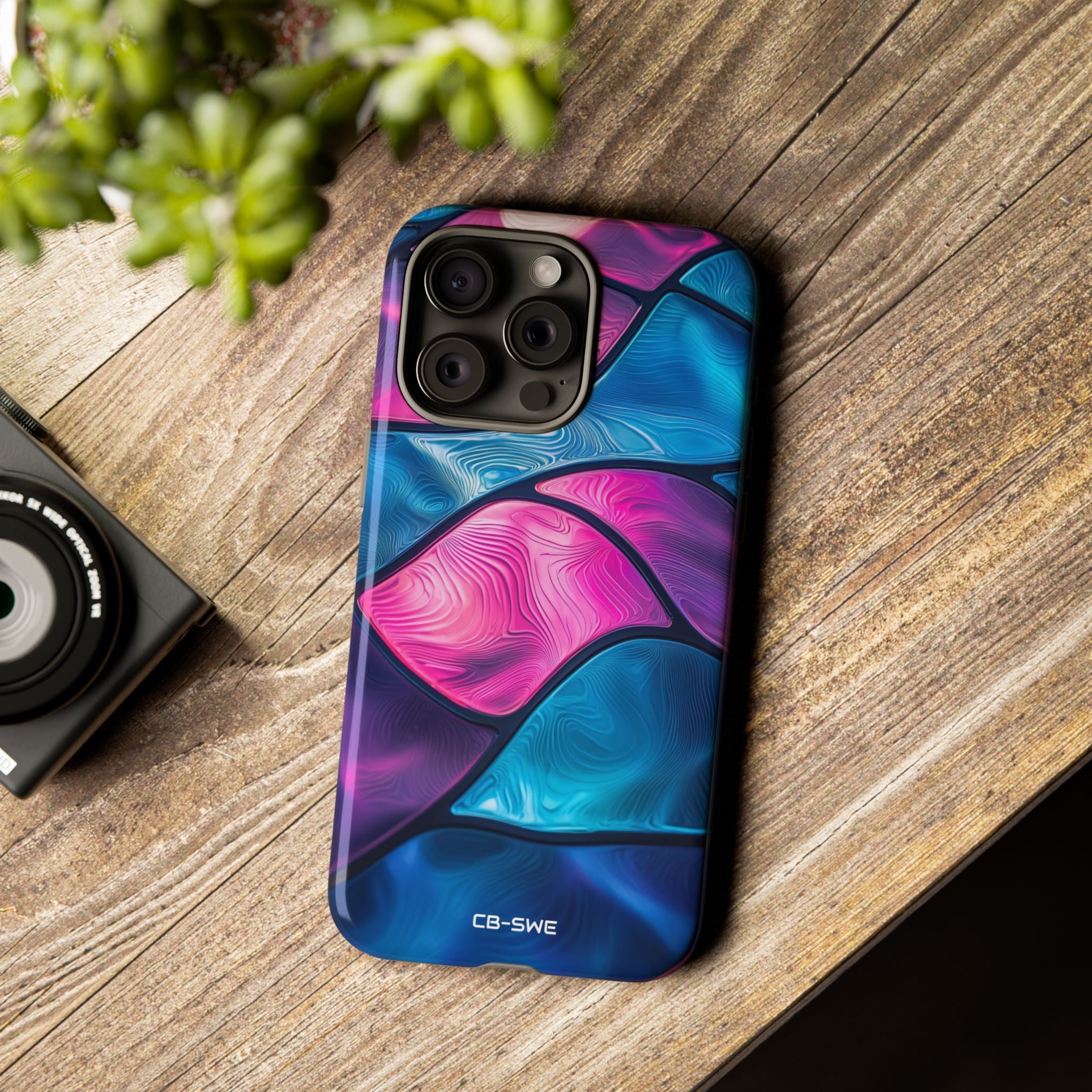 Shimmering Waves Flow - iPhone Case