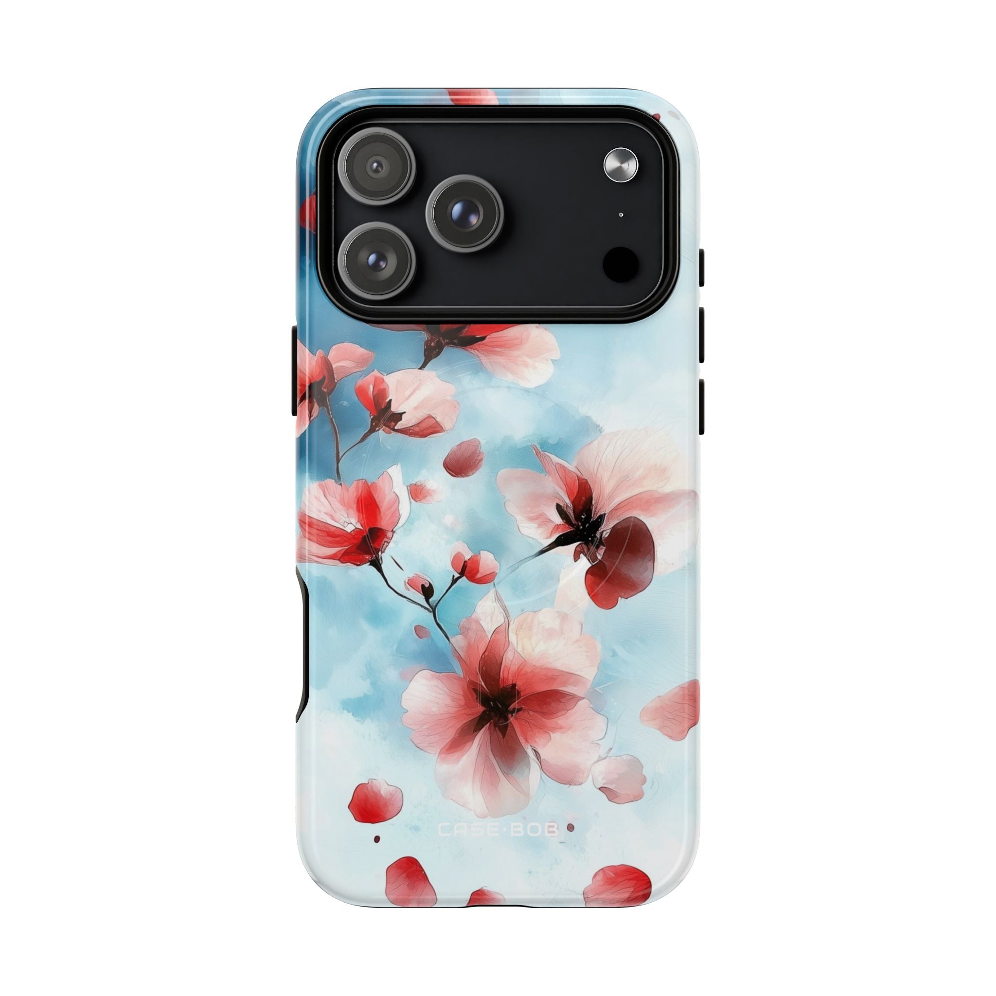 Pink Blossom Drift iPhone 17 Pro Max Case - Tough+