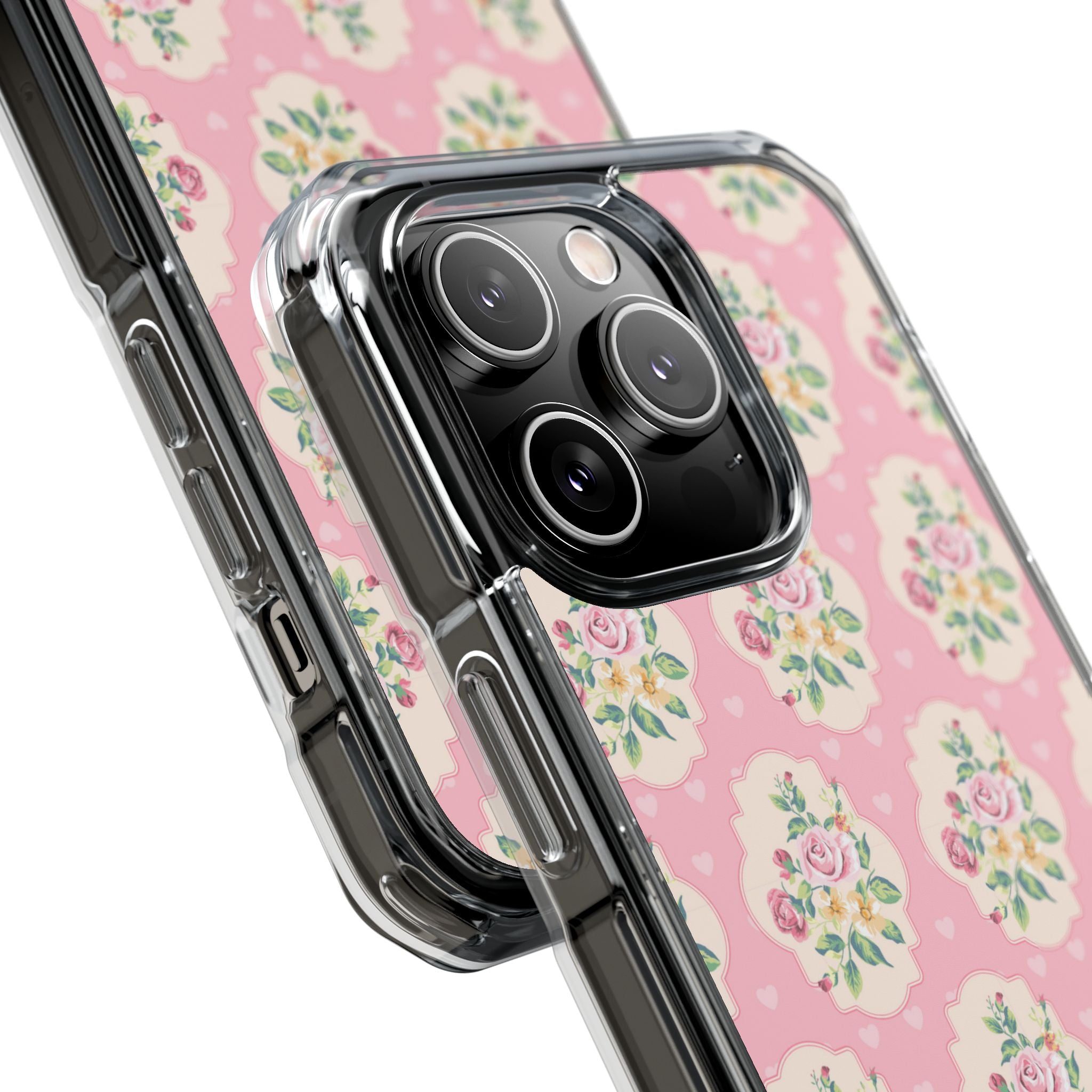 Vintage Floral Romance iPhone Case - Impact