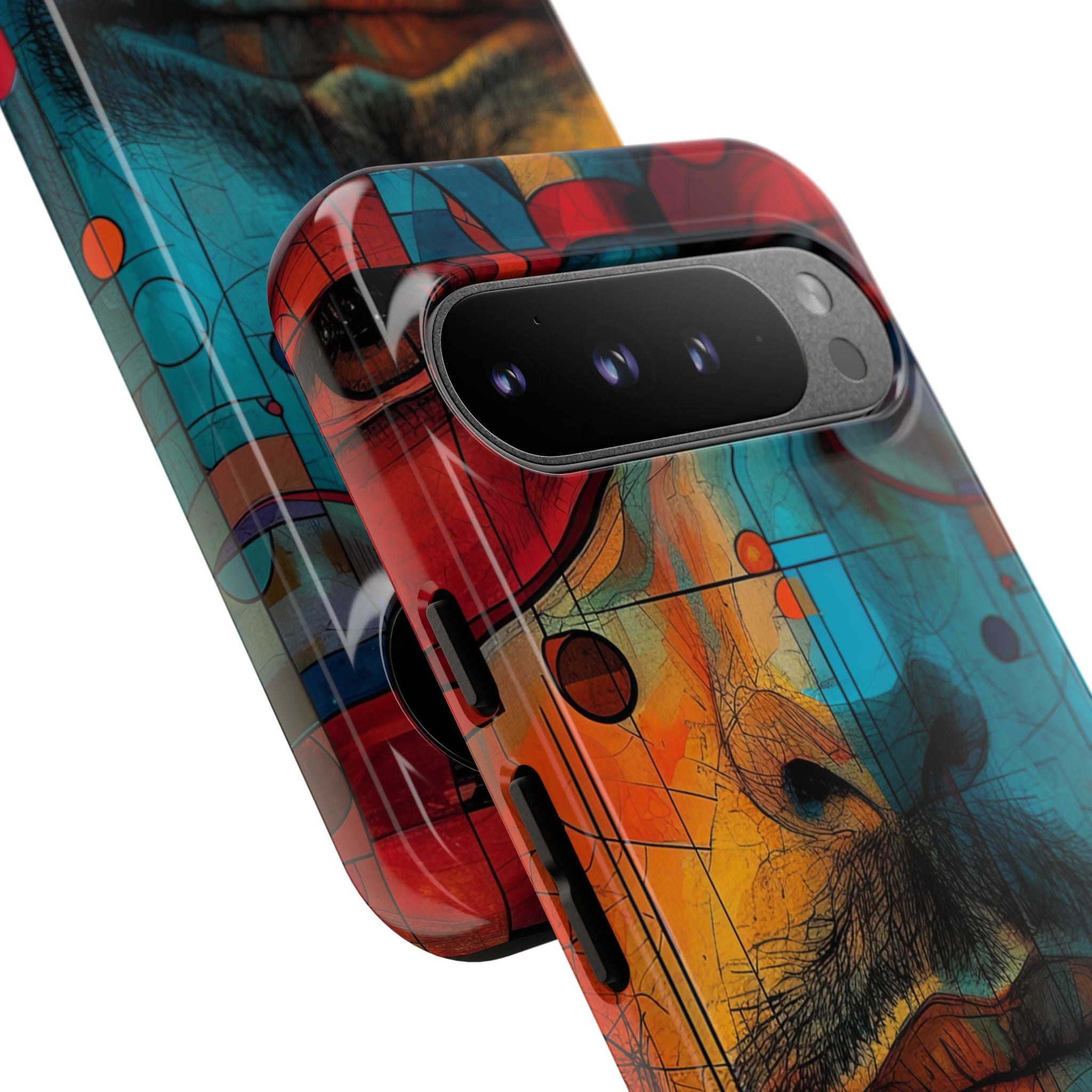 Volto con Occhiali Cubisti Google Pixel 9 - Tough