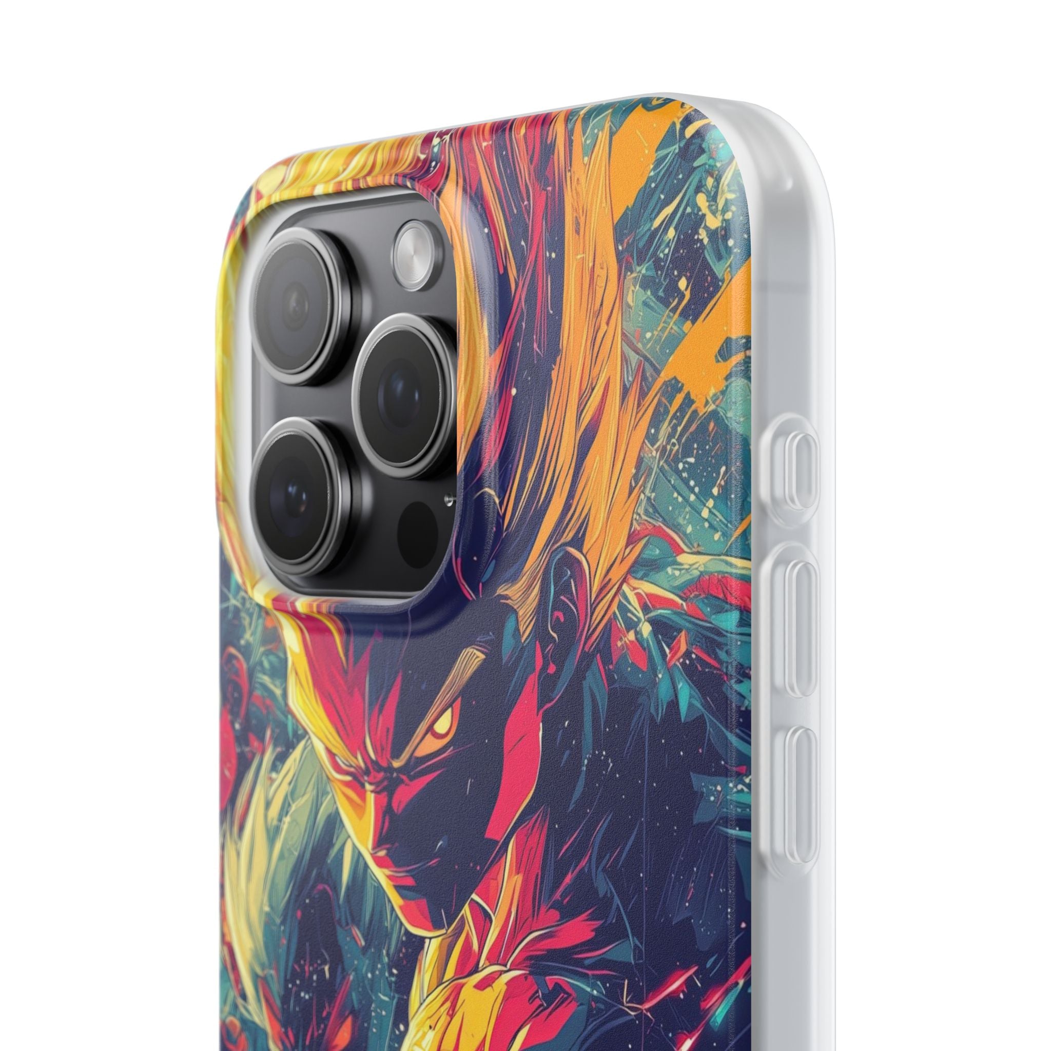 Yellow Fury iPhone 15 Pro Max Case - Soft