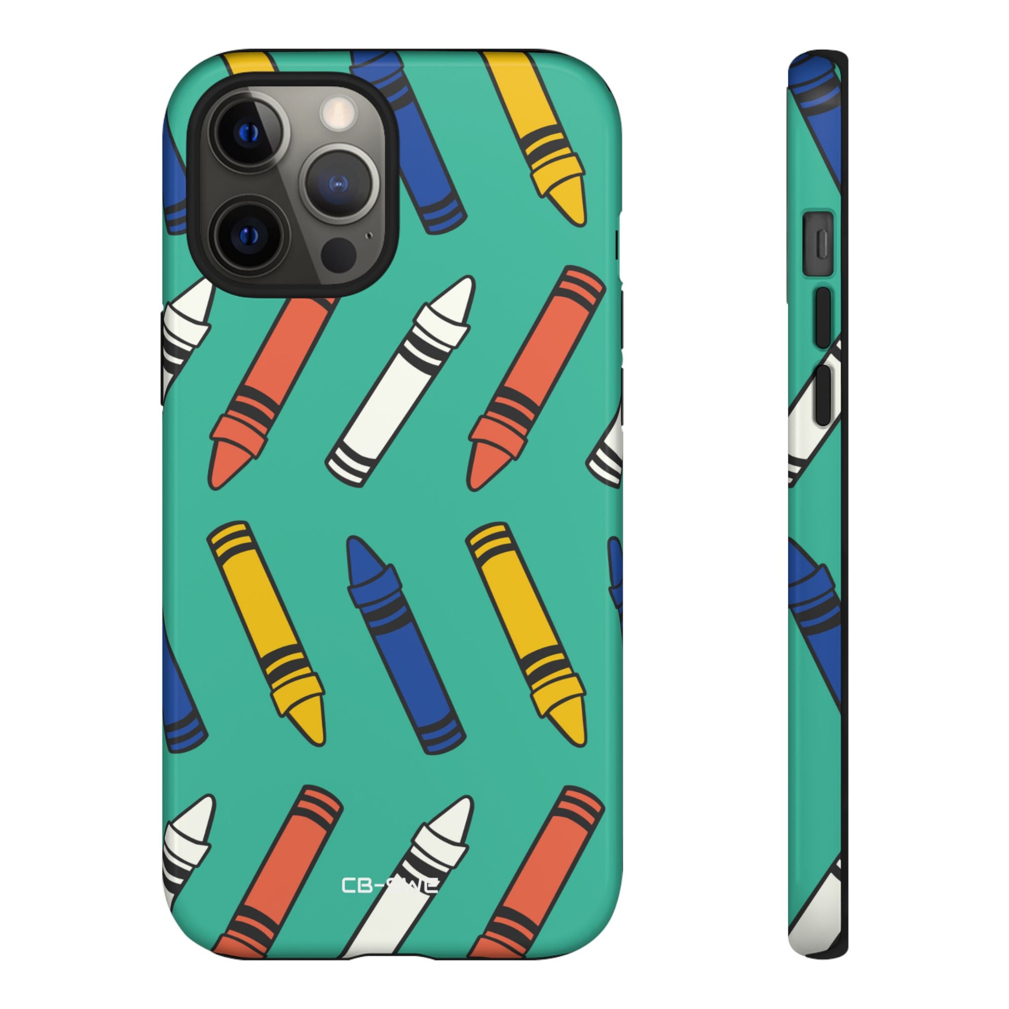 Crayons Dance Playfully - iPhone Case