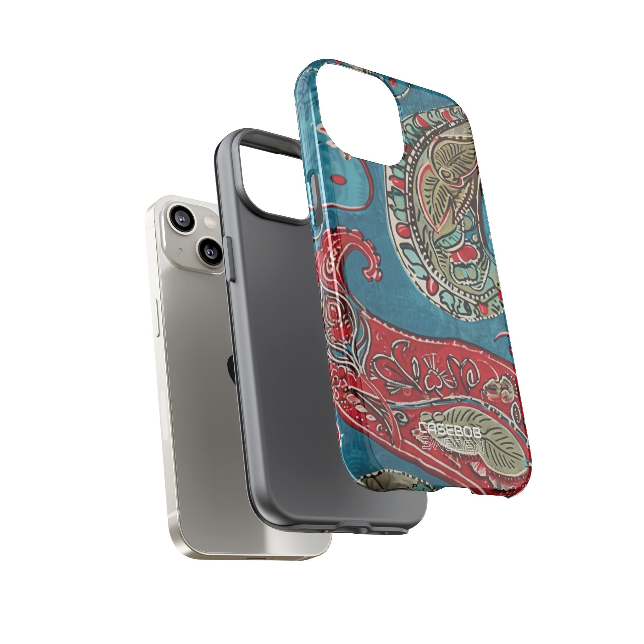 Fusione Floreale Paisley iPhone 14 - Tough