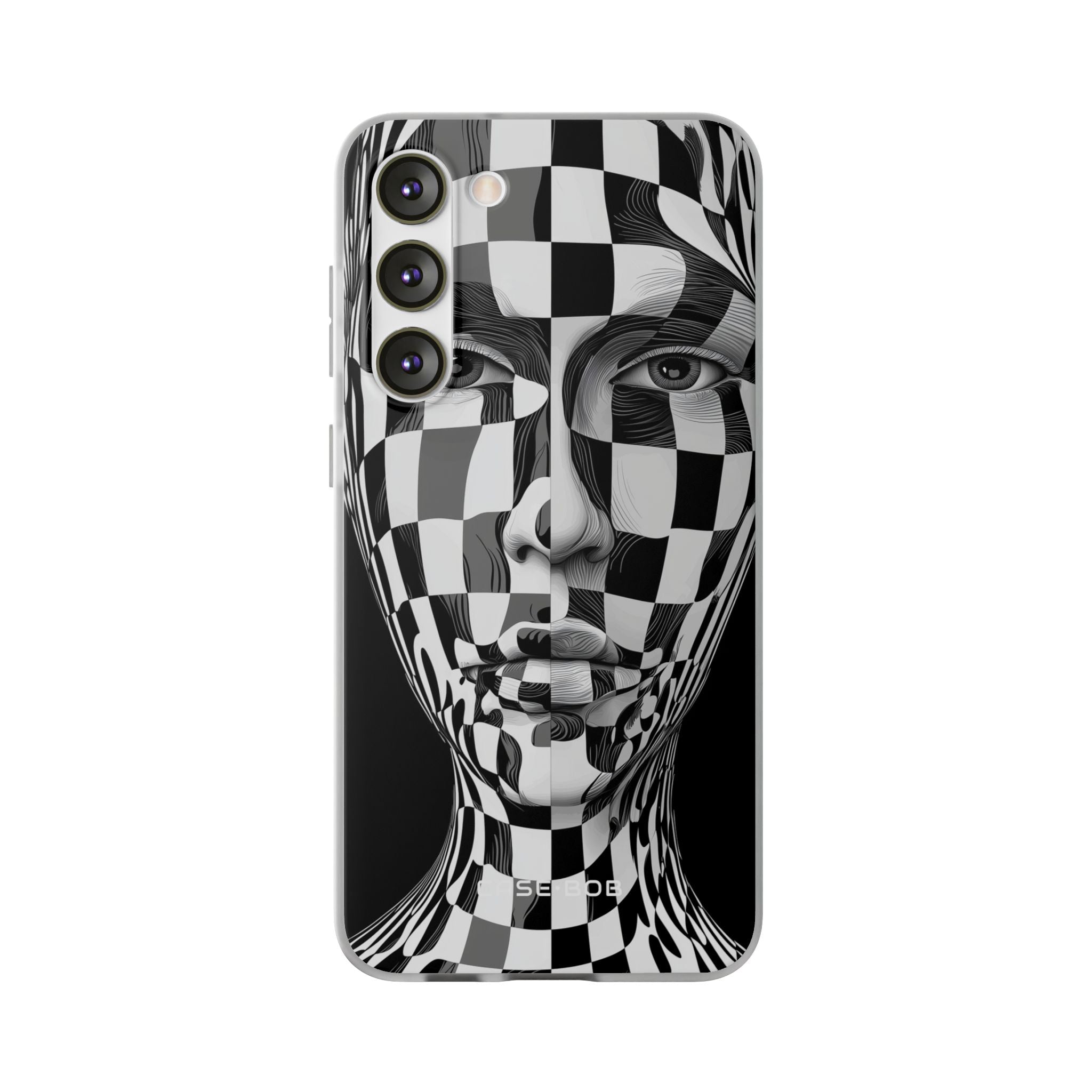 Checkered Face Samsung S23 Plus Case - Soft