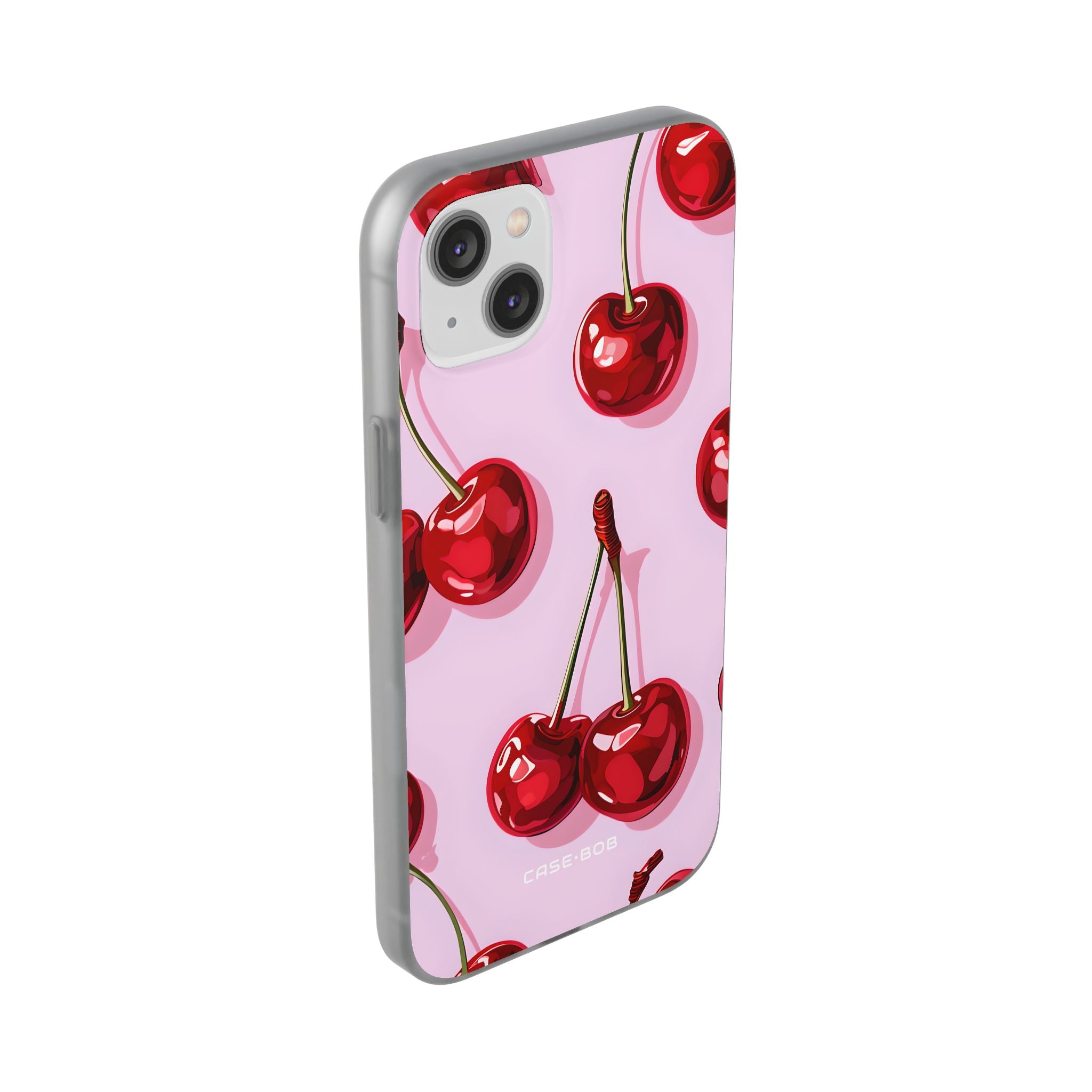 Glossy Cherry Burst iPhone 14 Plus Case - Soft