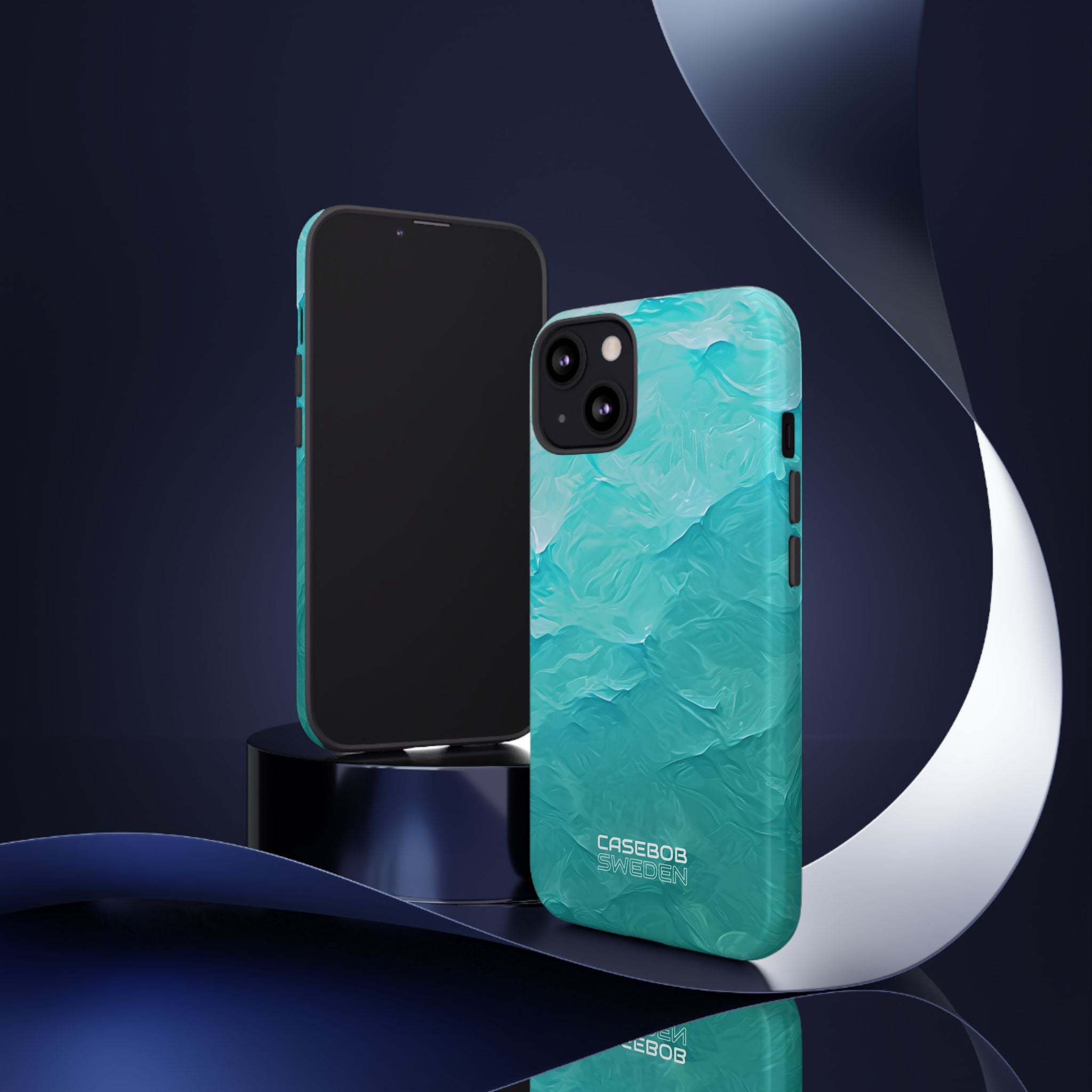 Soothing Aqua Currents iPhone 13 - Tough