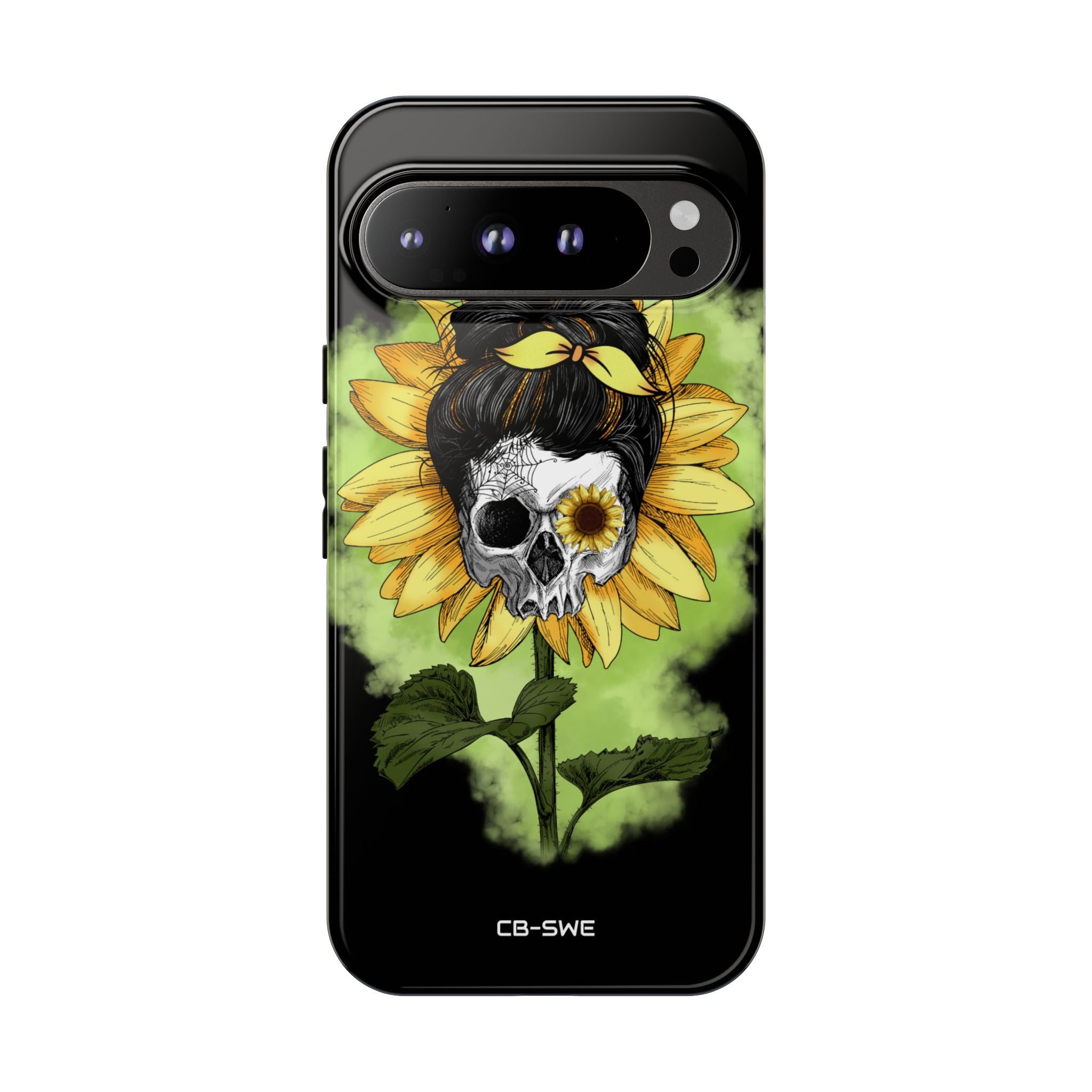 Sunflower Skull Fusion - Google Pixel Case