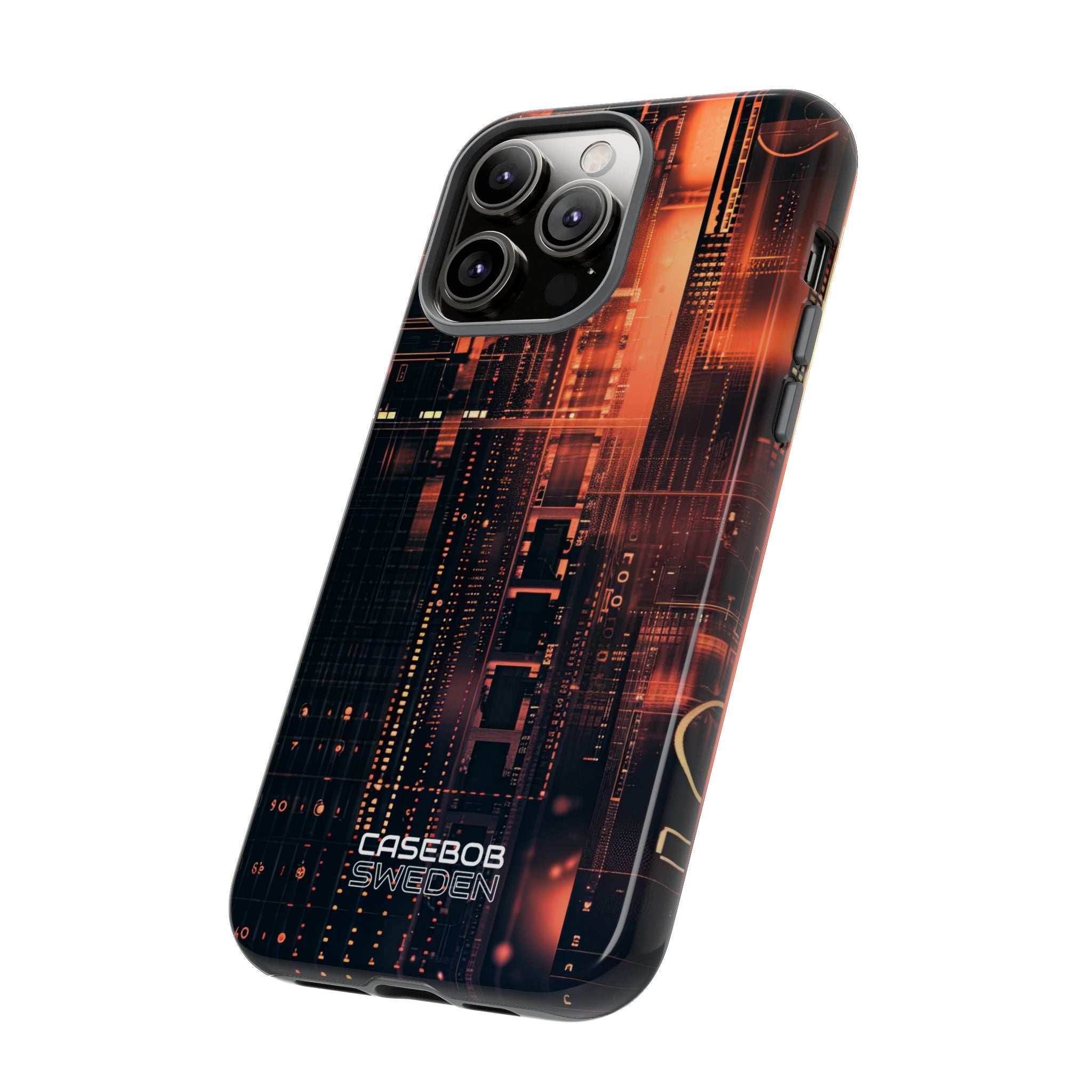 Neon Circuit Dreams iPhone 14 - Tough