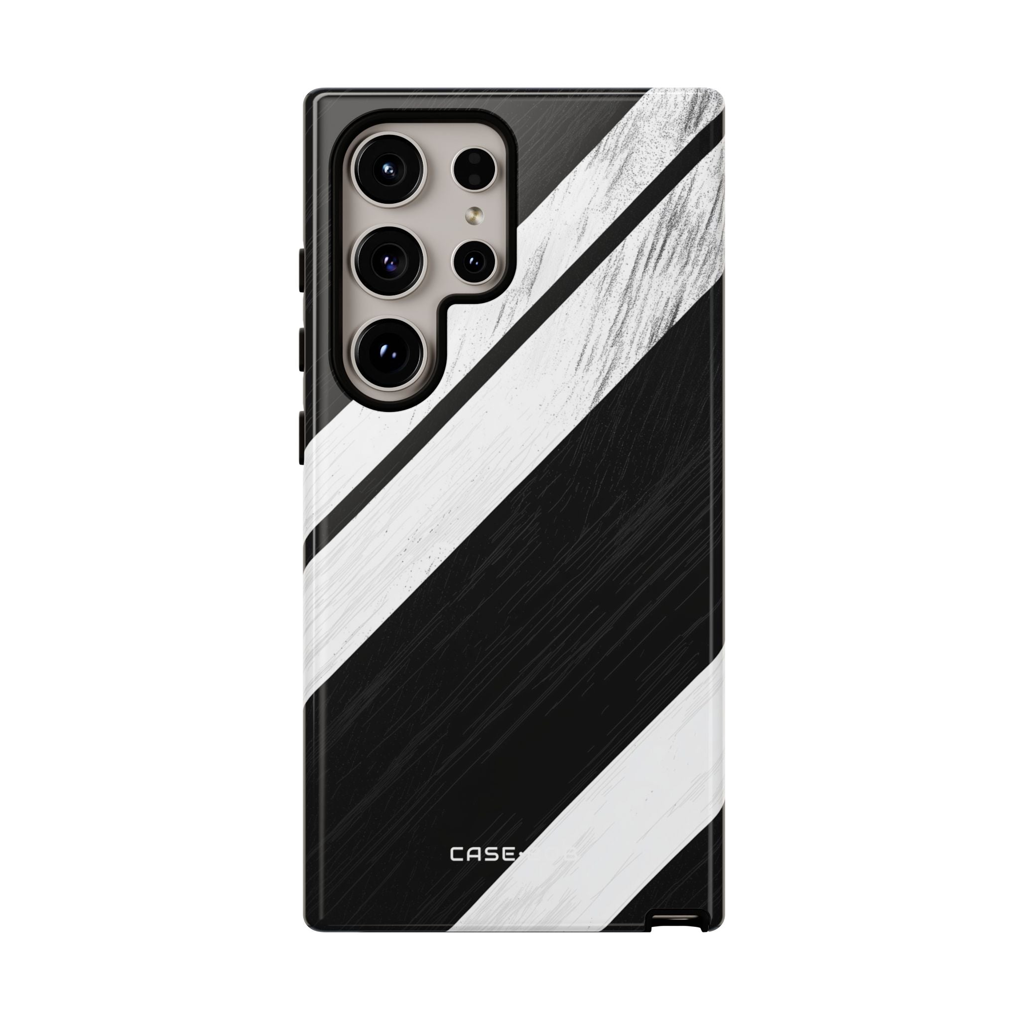 Distressed Stripe Motion Samsung S24 Ultra Case - Tough