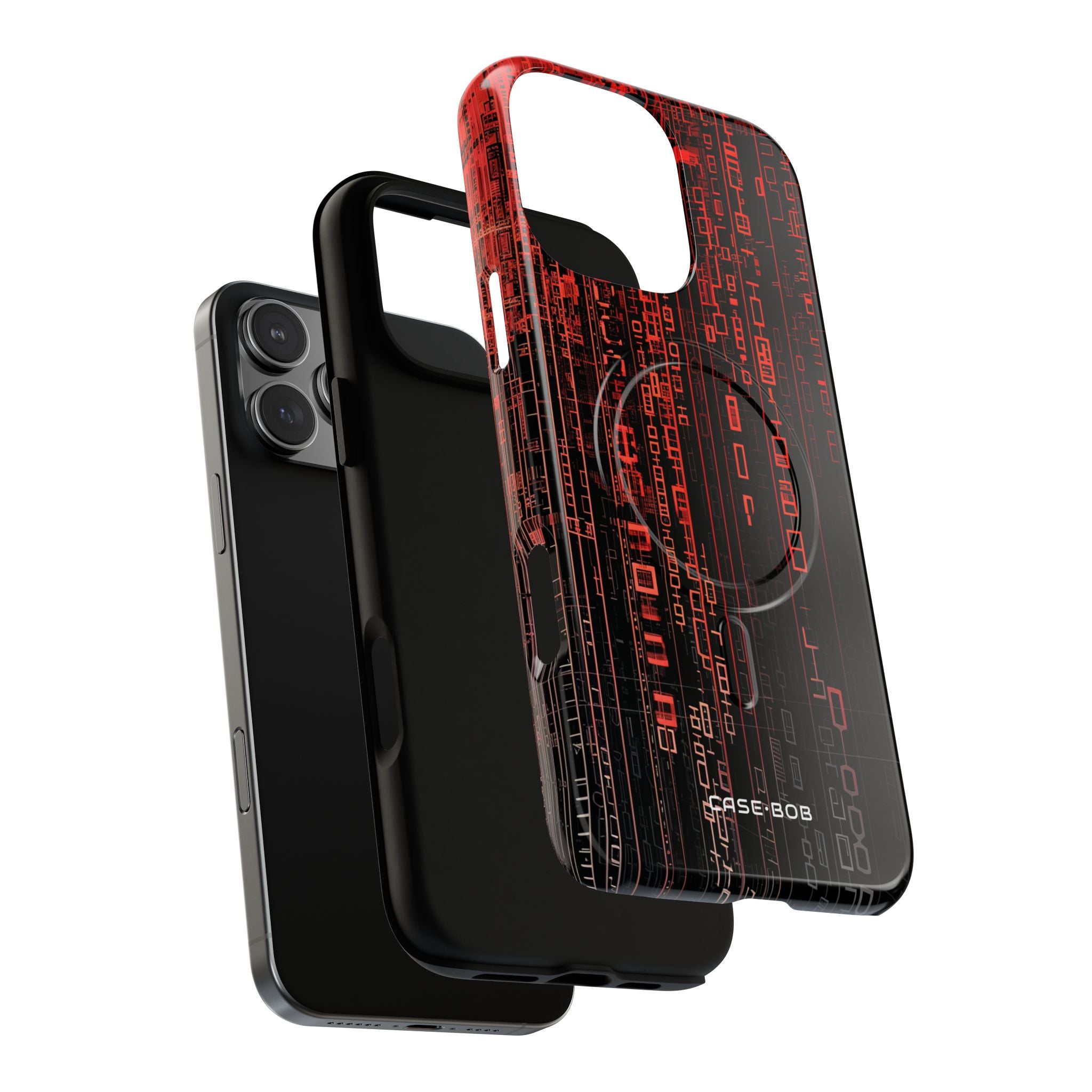 Crimson Glyphs iPhone 16 Pro Max Case - Tough+
