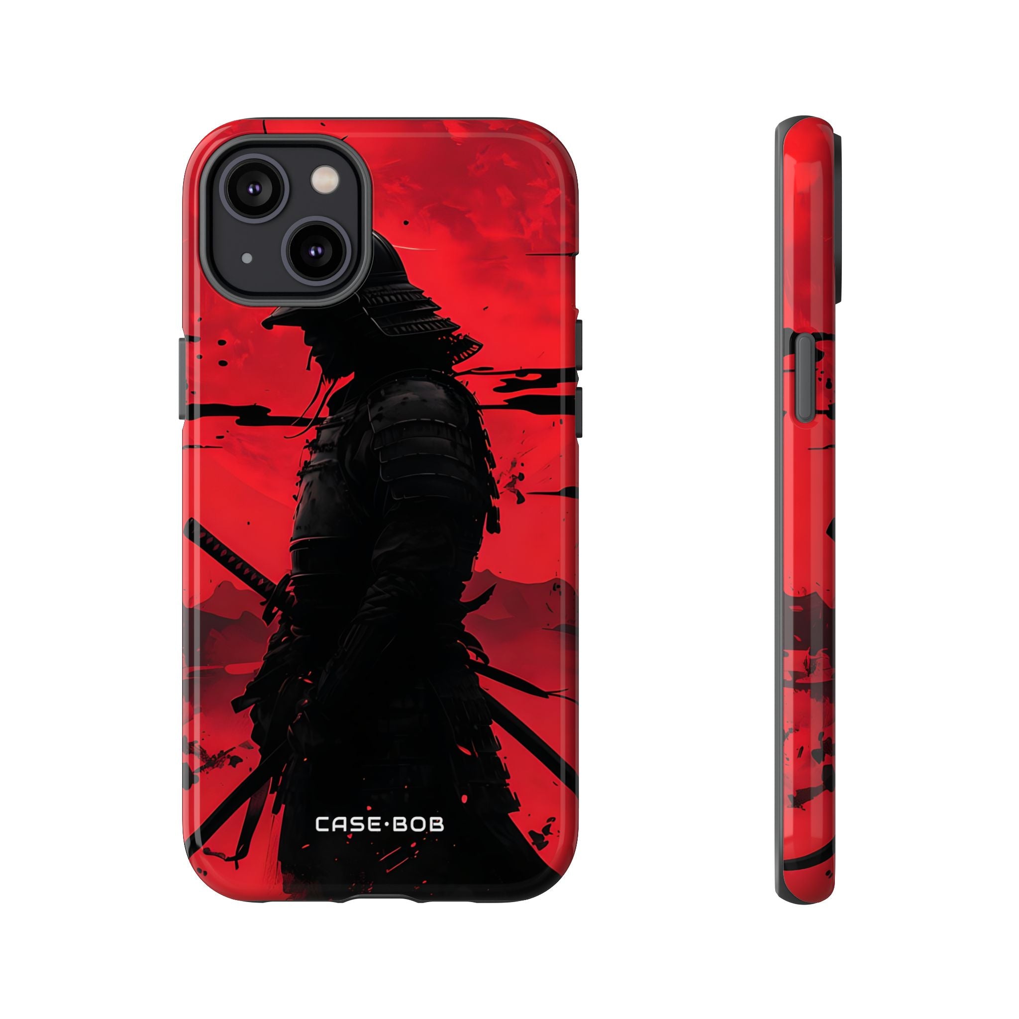 Crimson Samurai iPhone 14 Plus Case - Tough
