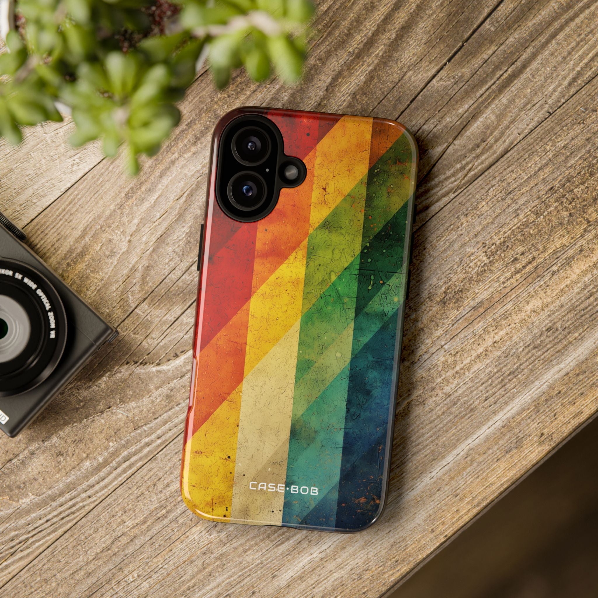 Seven Stripe Fade iPhone 16 Plus Case - Tough