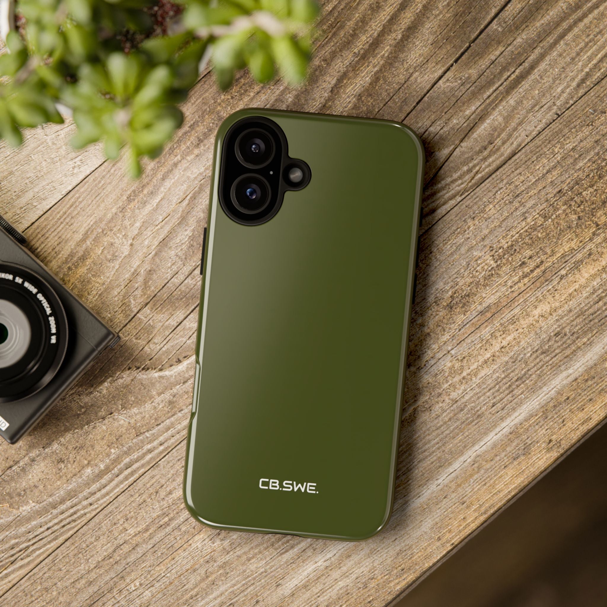 Armeegrüne iPhone-Hülle – Robust