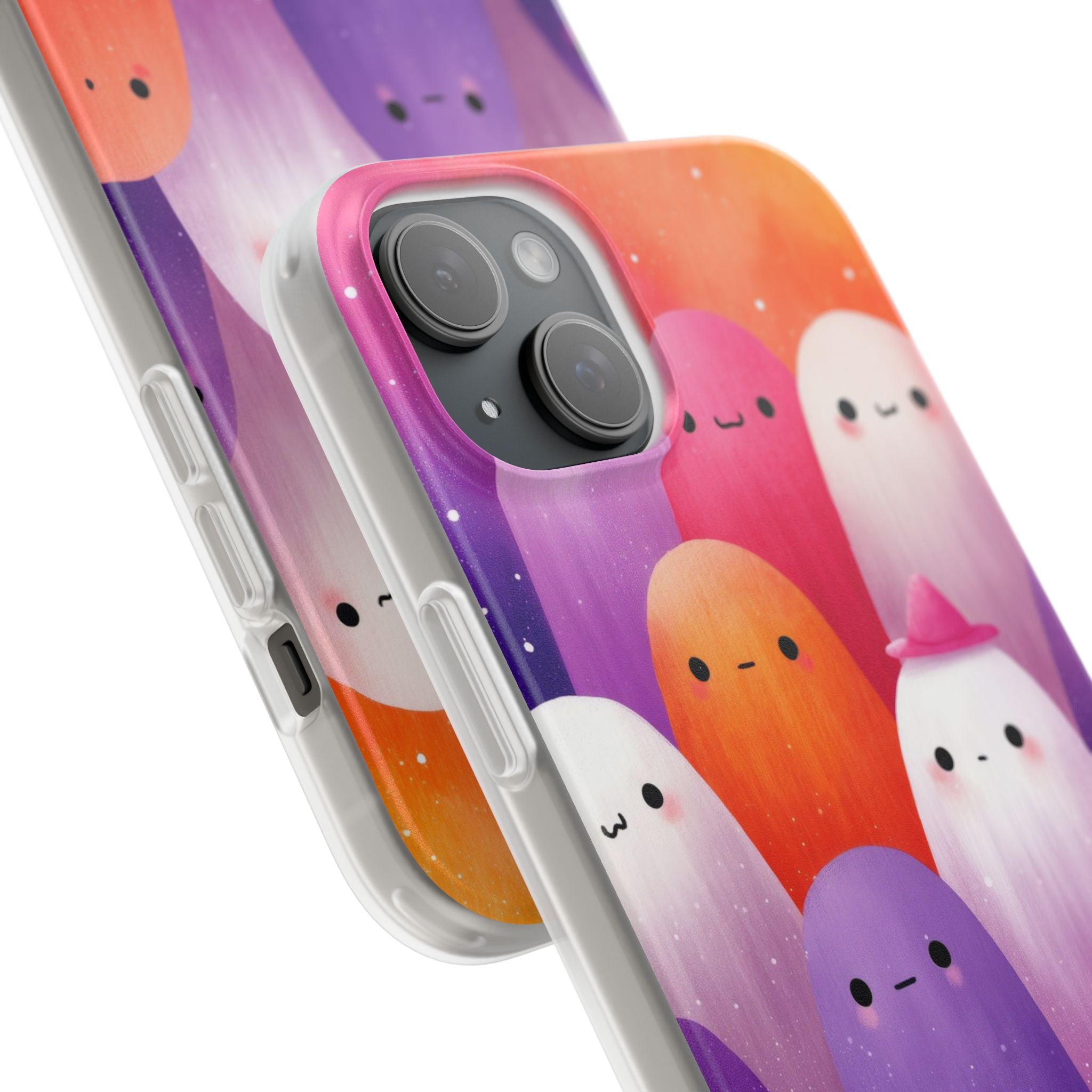 Ghostly Glow iPhone 15 Plus Case - Soft