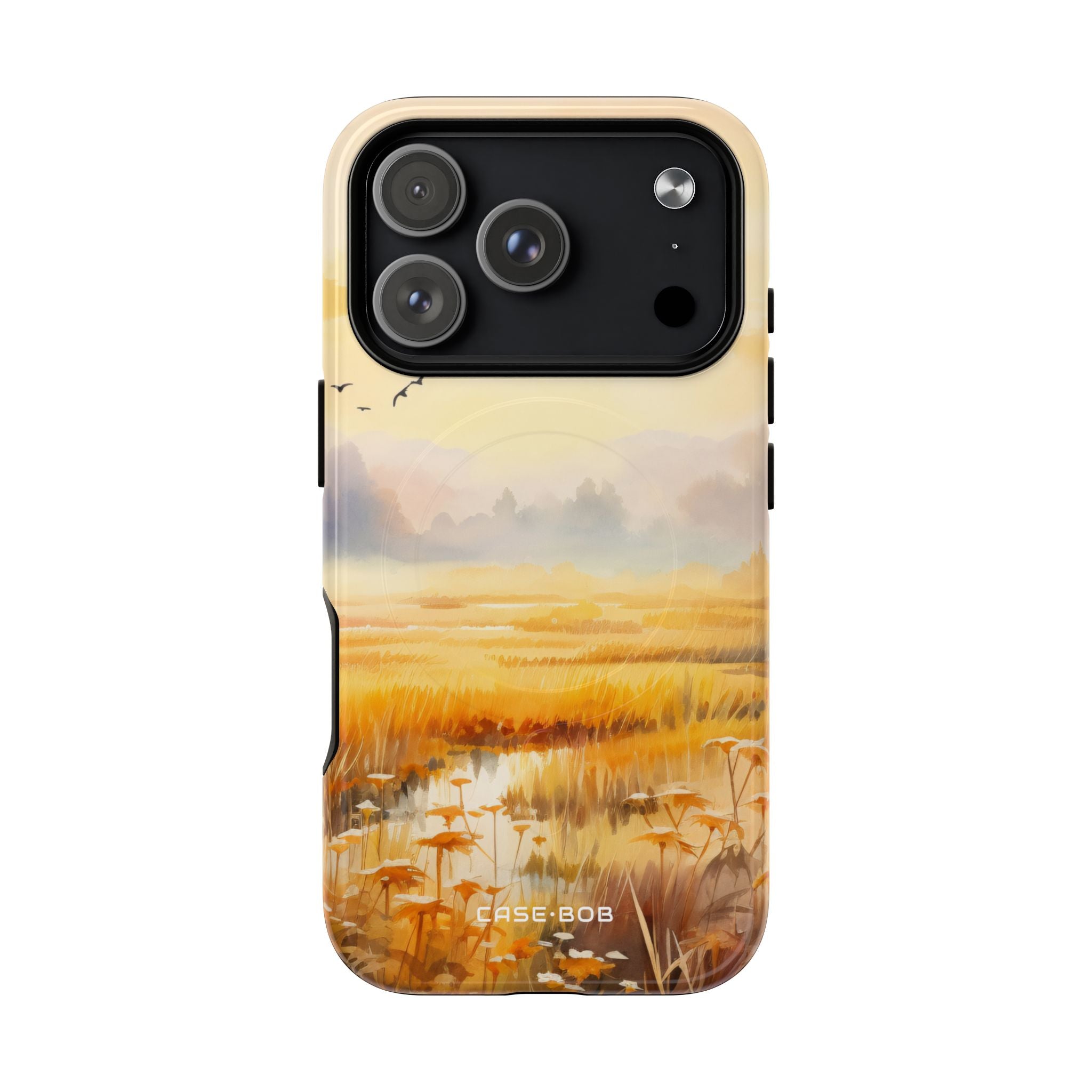 Glowing Sunrise iPhone 17 Pro Case - Tough+