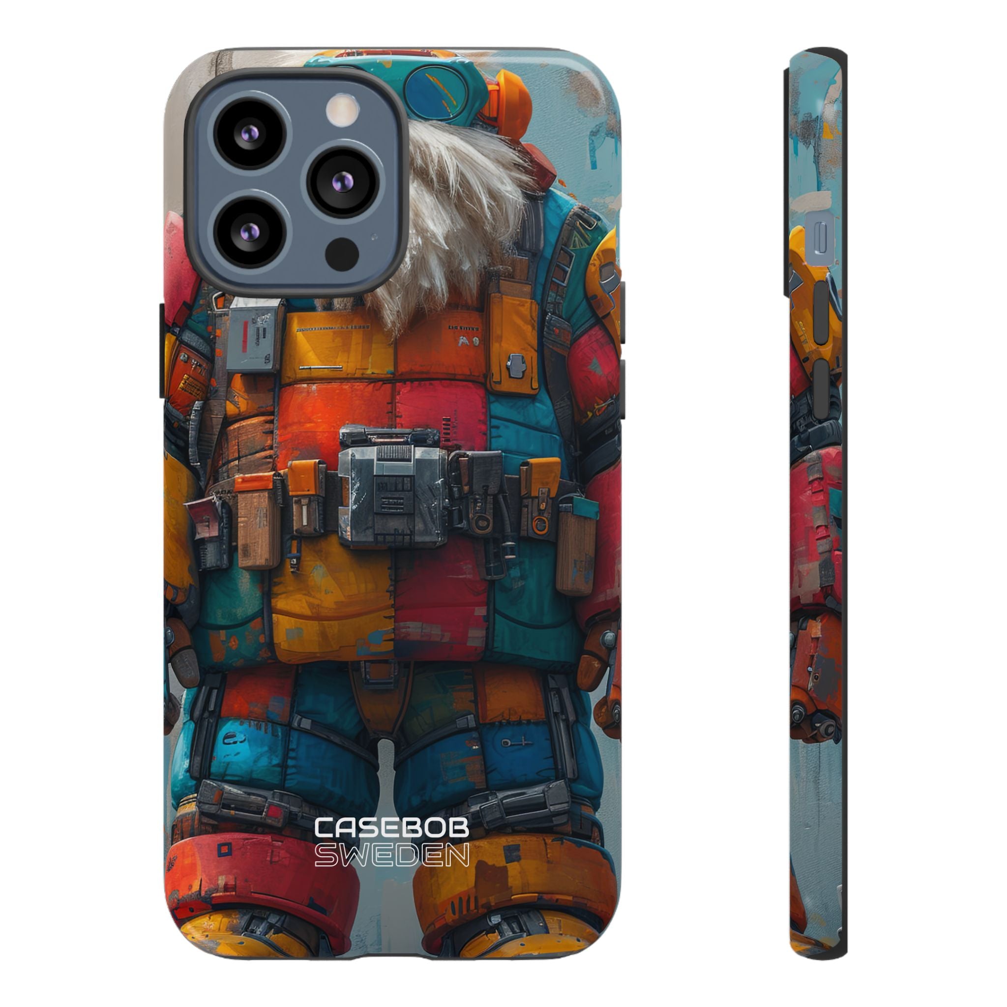 Whimsical Robot Wanderer iPhone 13 - Tough